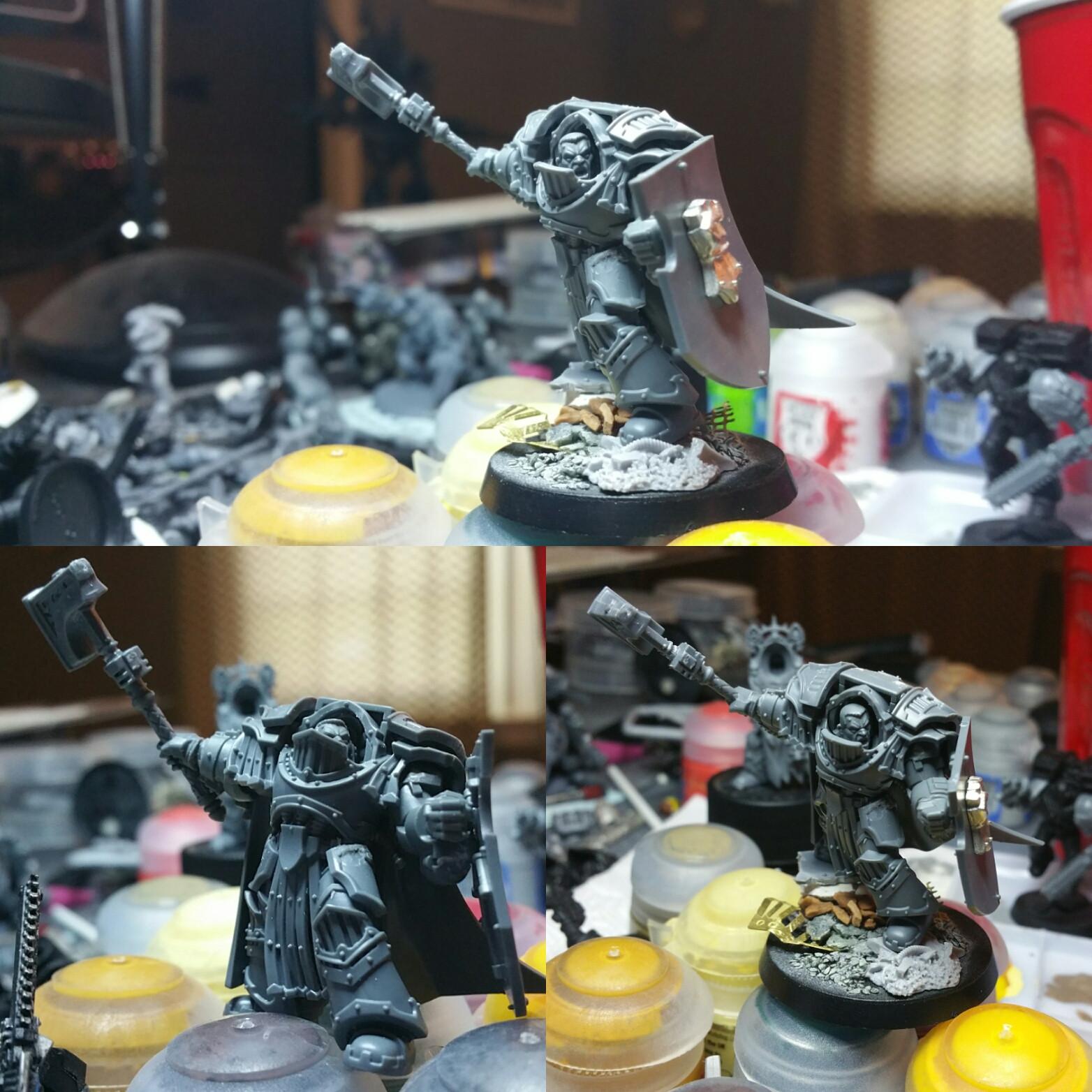 So this guy, he is my big daddy legion praetor.  I think he has been one of my best kit bashes