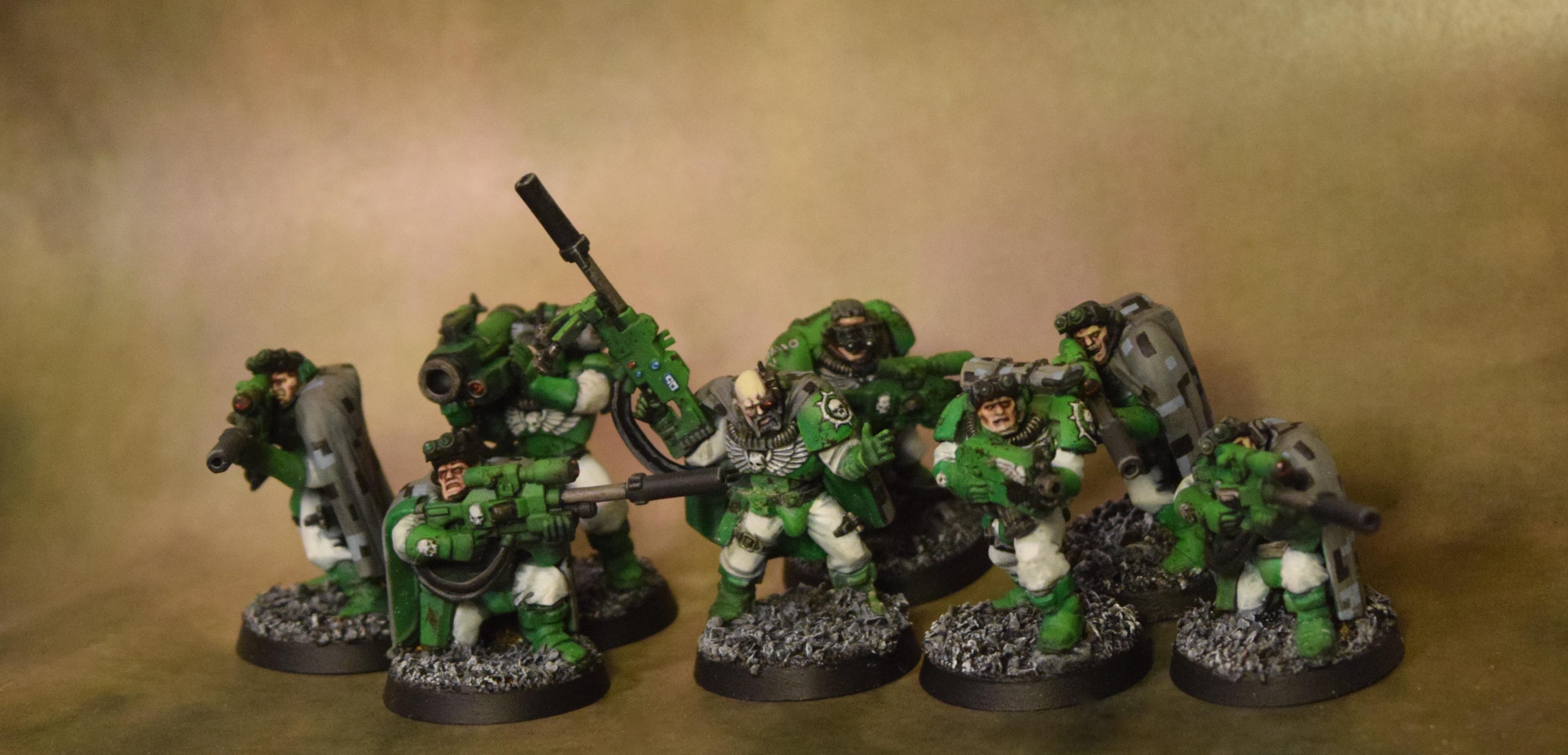 Green, Scouts, Sons Of Medusa, Space Marines