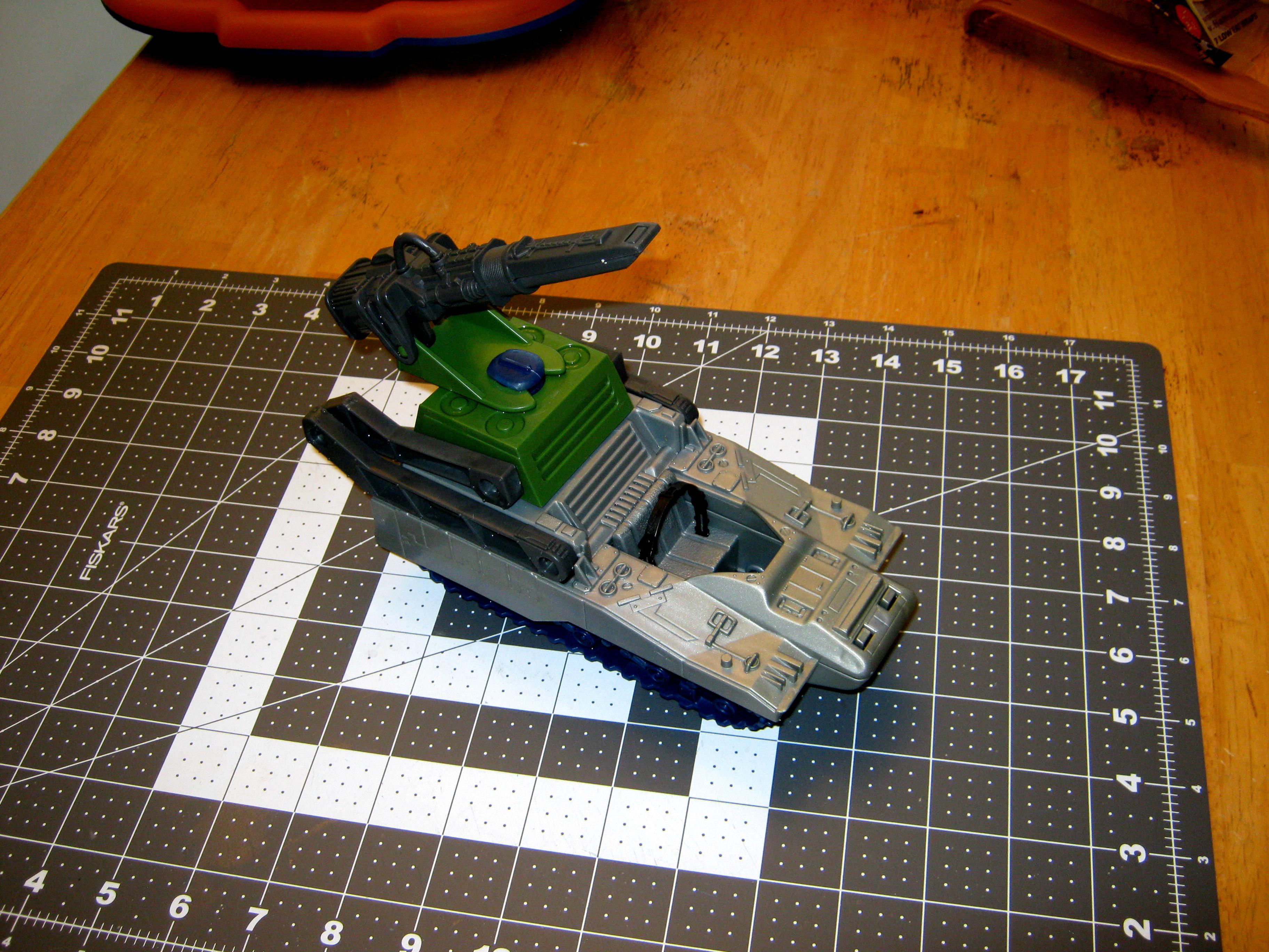 Conversion, Dark Age Of Technology, G.i. Joe, Pulverizer, Tank, Toy