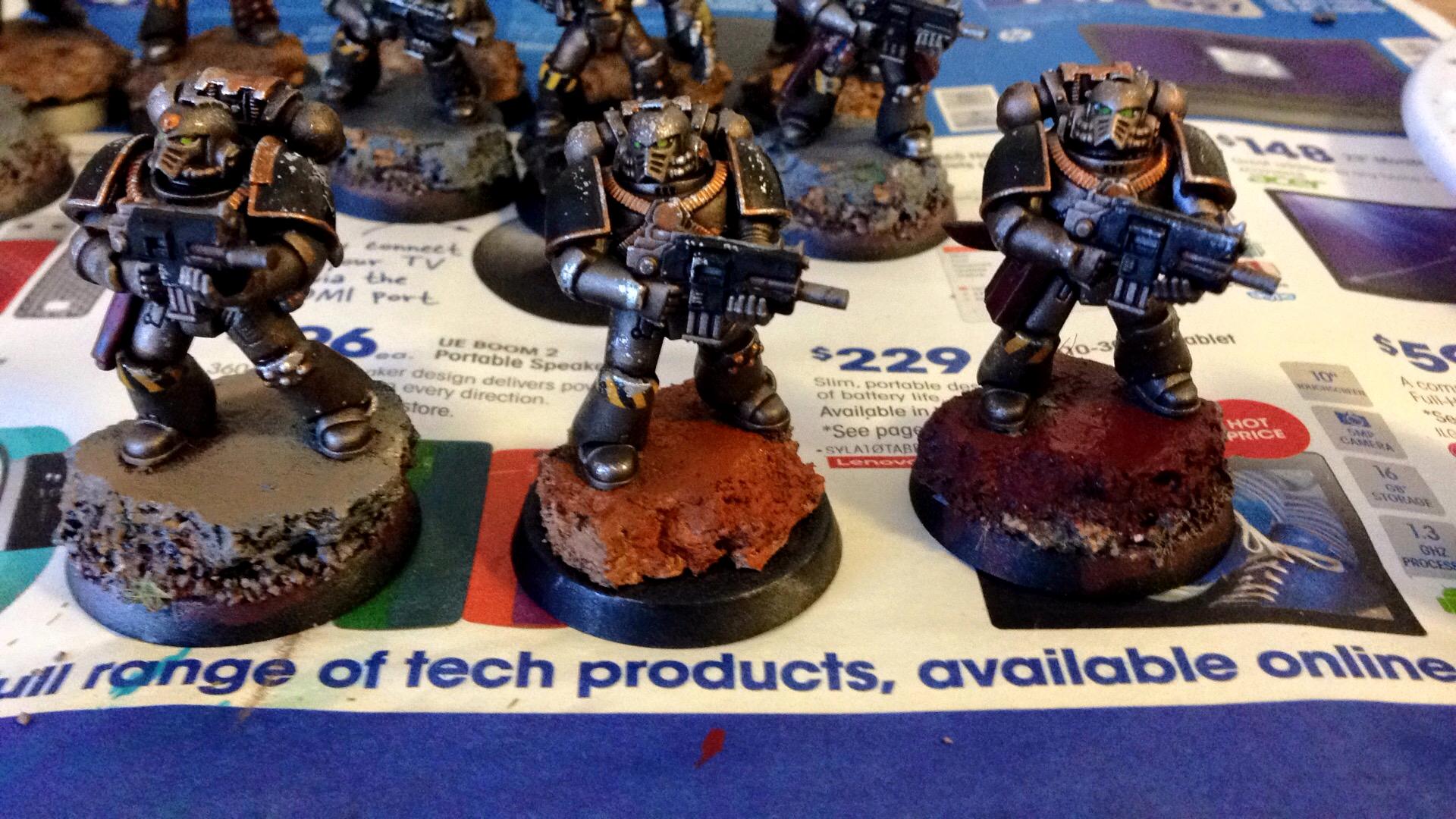 Iron Warriors, Basing comparison
