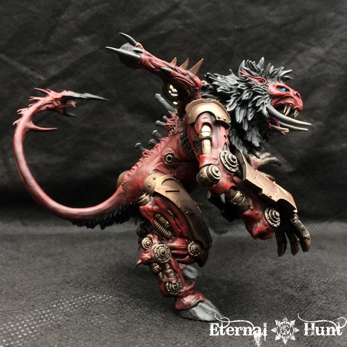 Conversion, Daemon Prince, Daemonkin, Daemons, Khorne, Khorne's Eternal Hunt, Kitbash, Paint In Progress, Pip, Warhammer 40,000, World Eaters