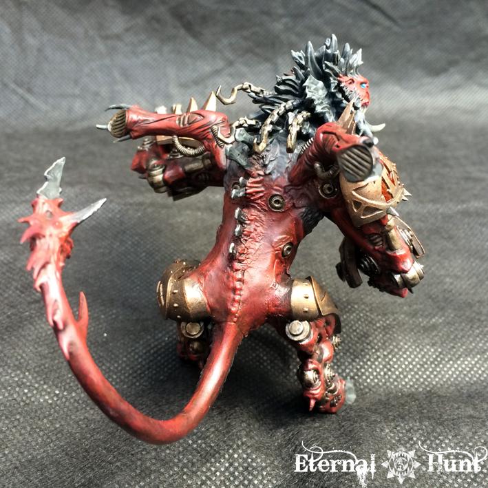 Conversion, Daemon Prince, Daemonkin, Daemons, Khorne, Khorne's Eternal Hunt, Kitbash, Paint In Progress, Pip, Warhammer 40,000, World Eaters
