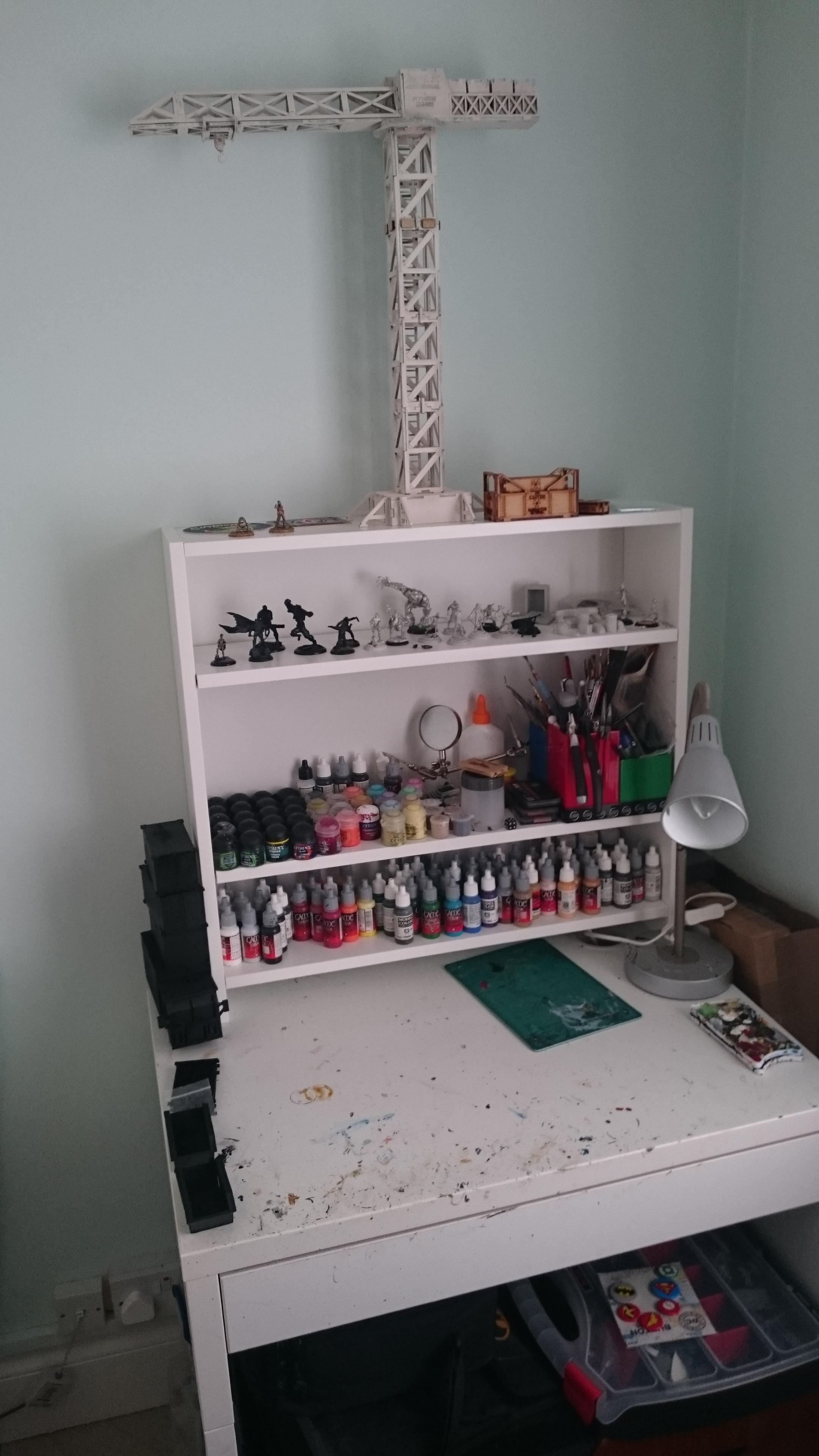 Desk, assembled! 