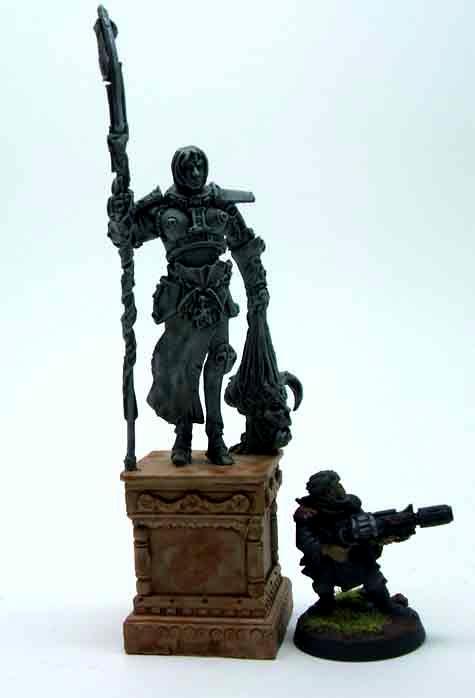 Inquisitor, Plinth, Statue