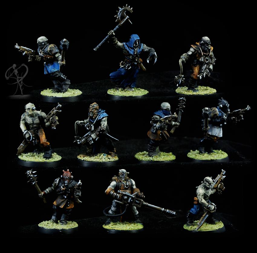 Chaos, Chaos Space Marines, Cultists, Dark Vengeance, Night Lords, Non-Metallic Metal, Warhammer 40,000