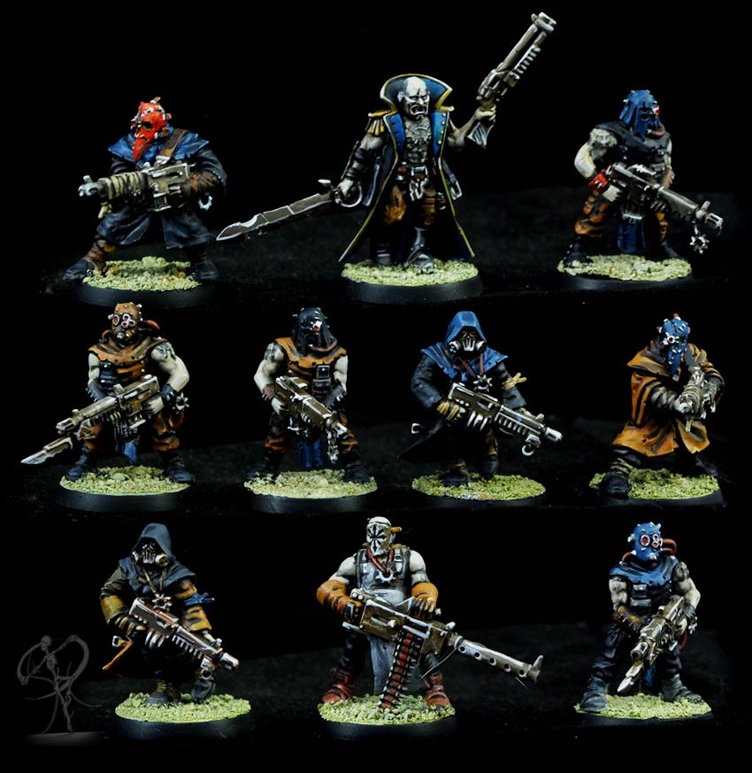 Chaos, Chaos Space Marines, Cultists, Dark Vengeance, Night Lords, Non-Metallic Metal, Warhammer 40,000