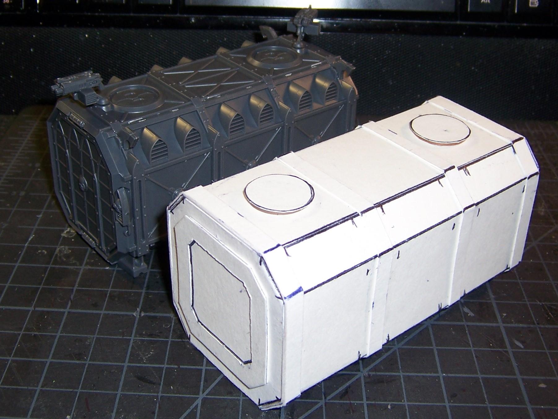 Armored Munitorum Container Scratch build version 2