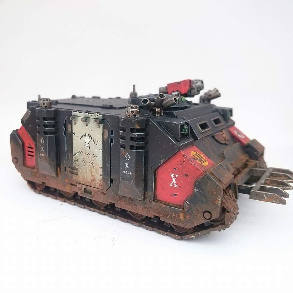 Death, Rhino, Scythes, Weathered