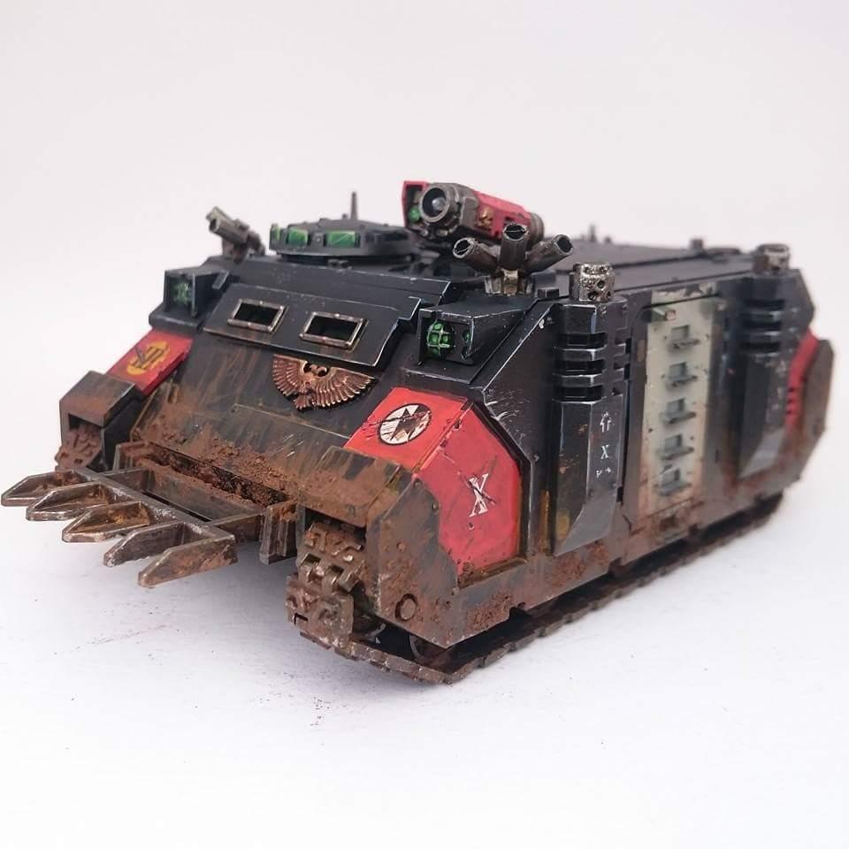 Mud, Rhino, Tank, Warhammer 40,000, Weathered