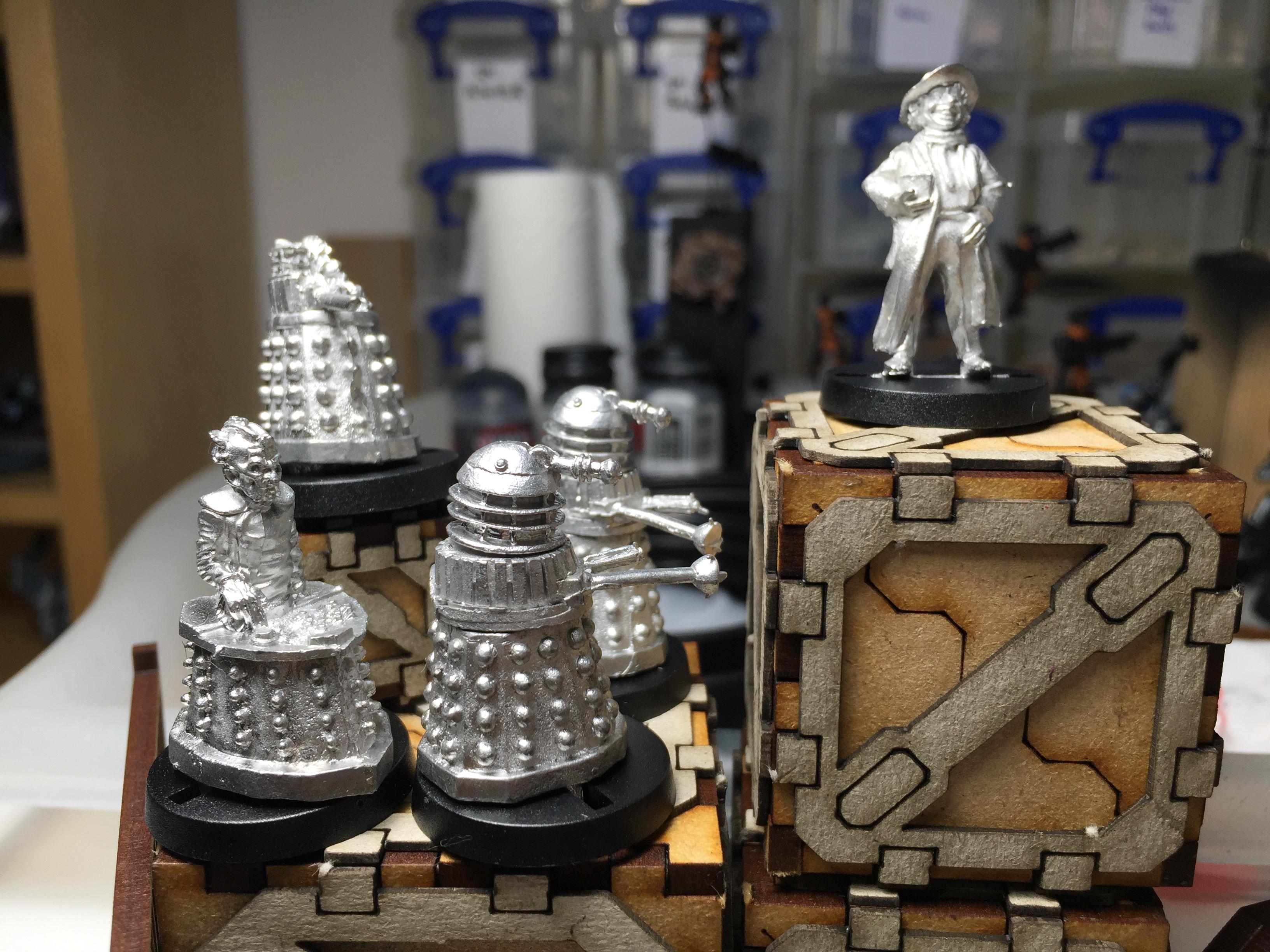 Black Tree Design, Dalek, Davros, Doctor Who, Doctor Who Miniature Game, Harlequins