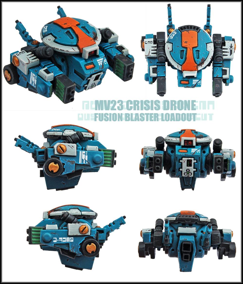 Battlesuit, Conversion, Drone, Drones, Tau, Tau Empire, Warhammer 40,000, Warhammer Fantasy