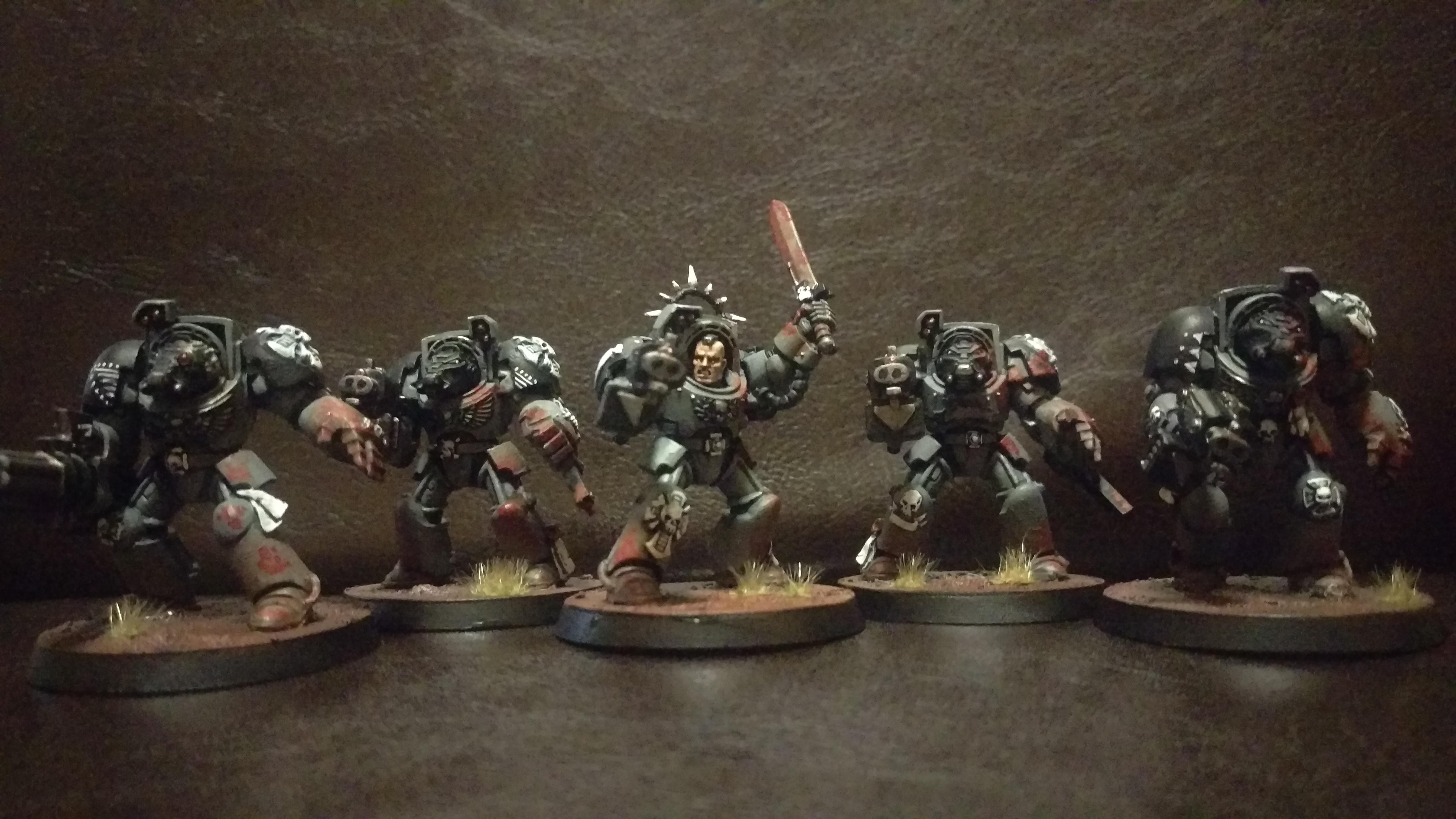 Carcharadons, Carcharodons, Space Marines, Space Sharks, Terminator Armor