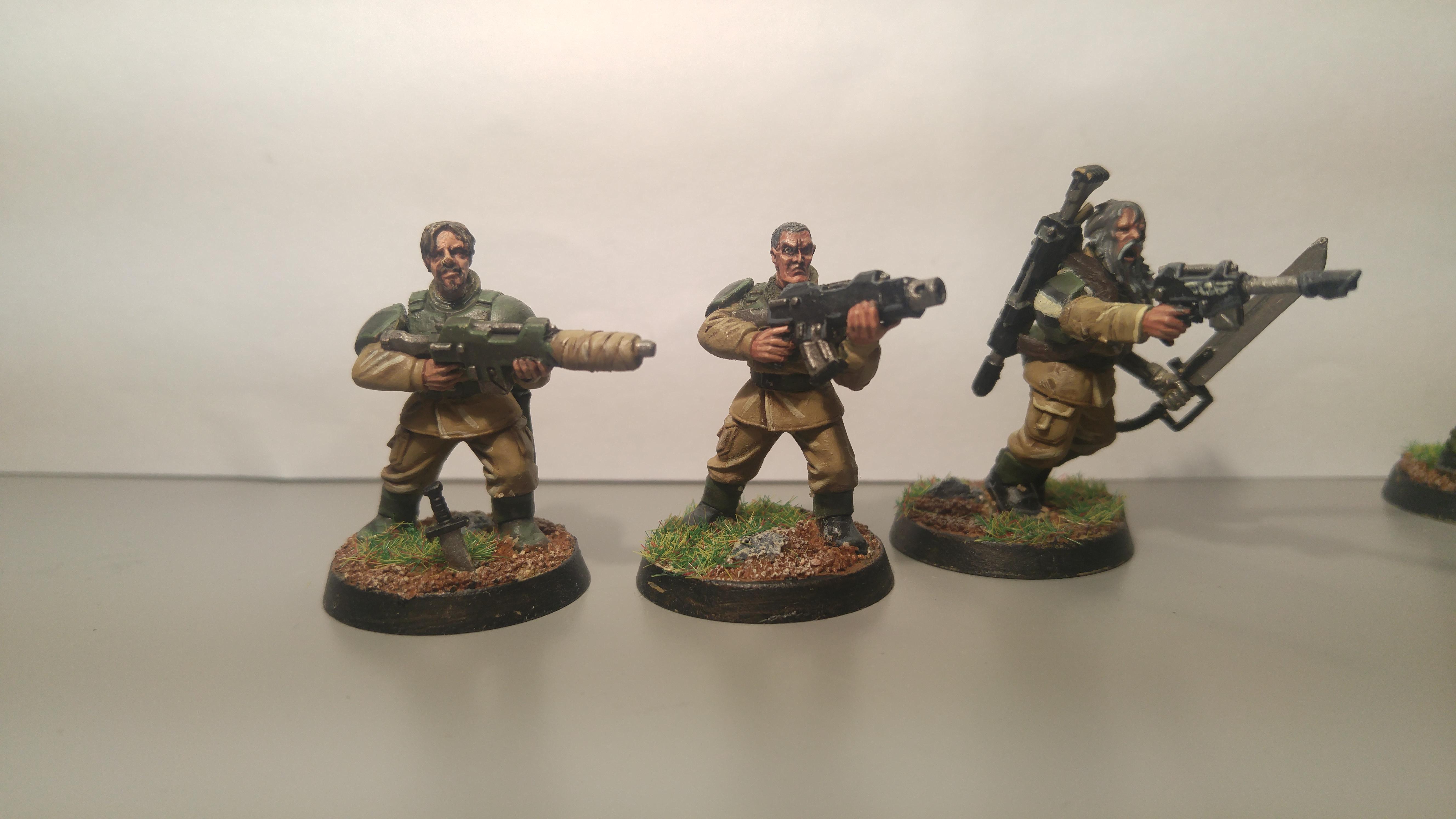 Cadians, Imperial Guard, Platoon 1, Squad 1