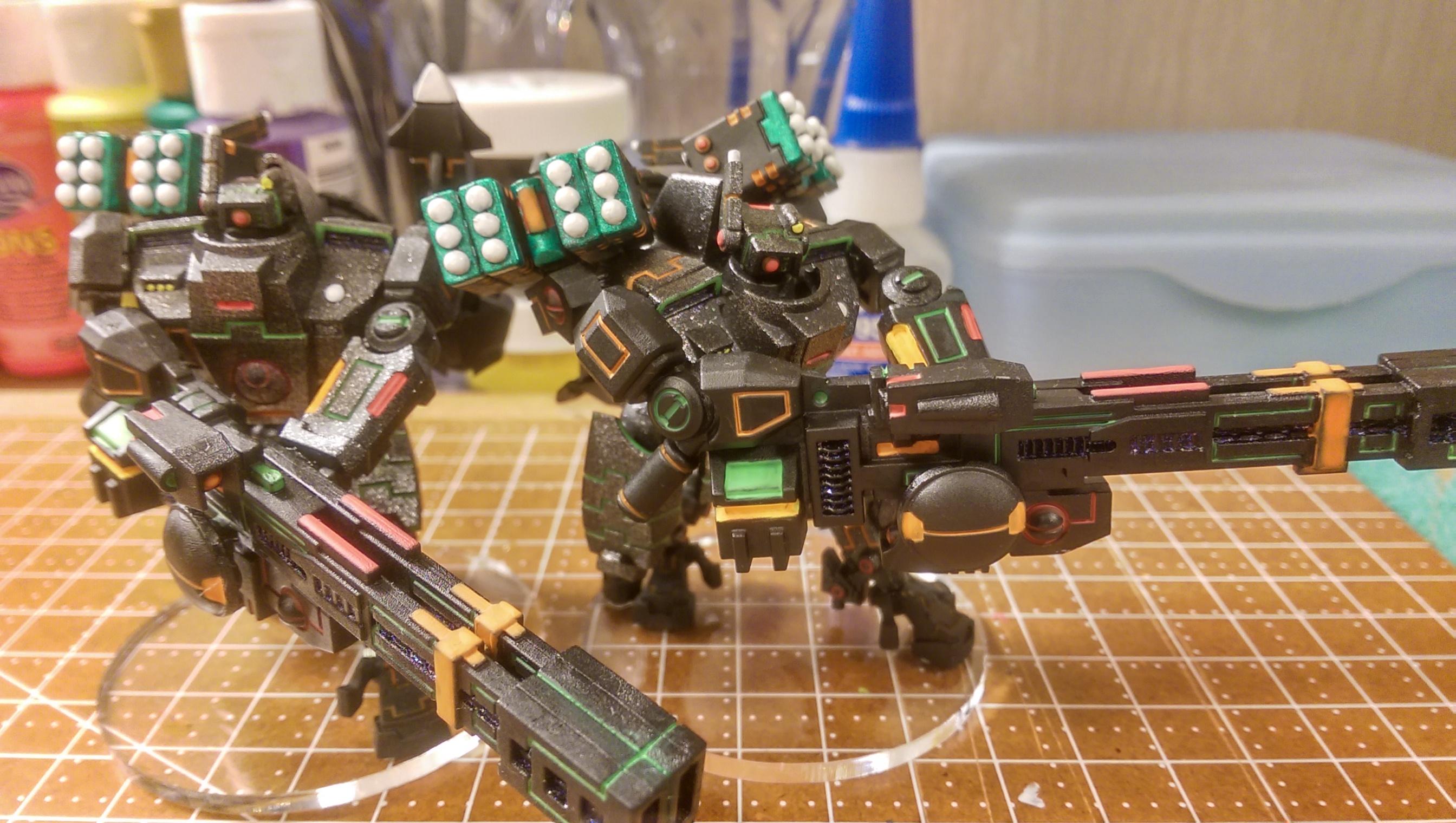 88, Army, Broadsides, Empire, Neon, Suit, Tau, Tron, Warhammer 40,000, Xv
