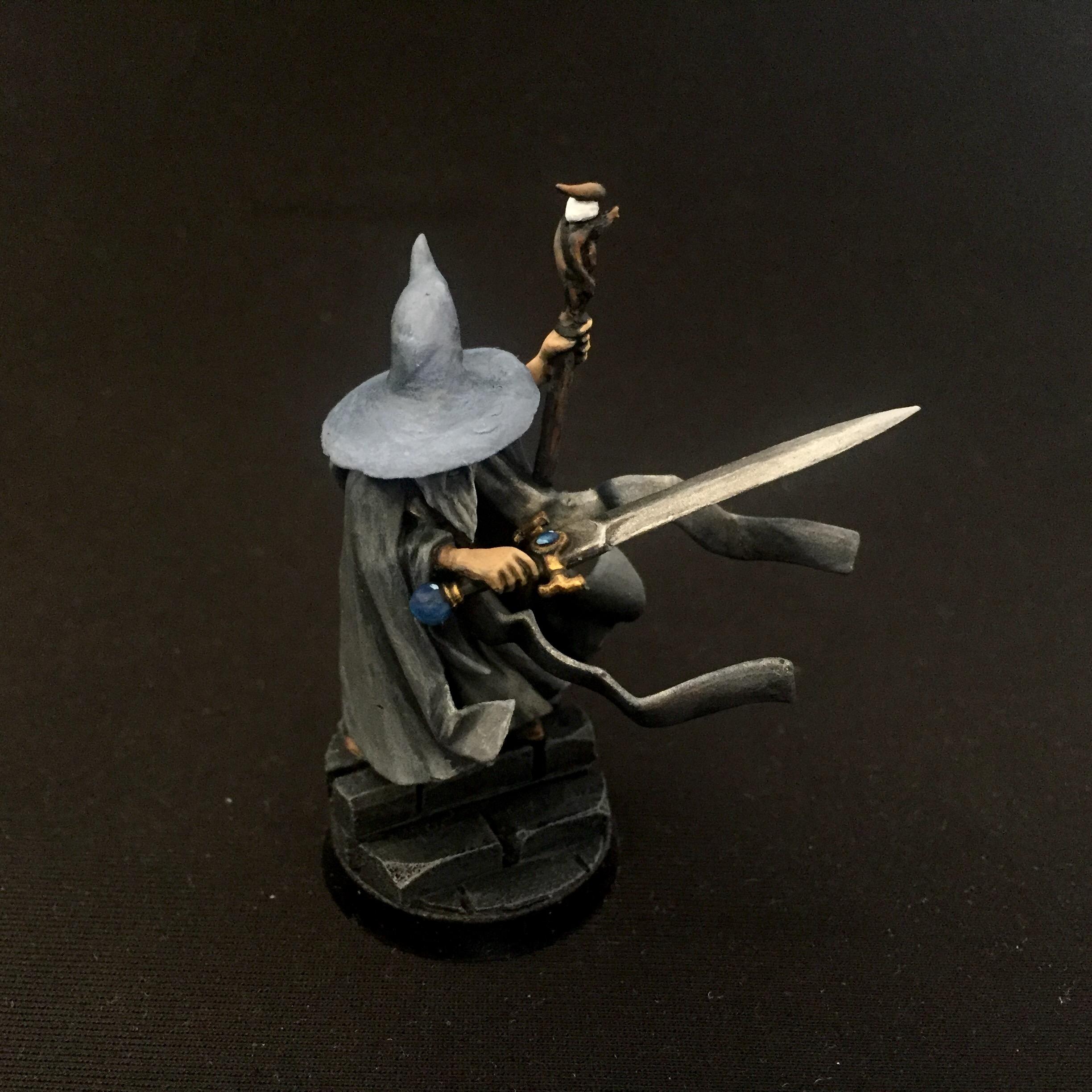 Battlemage, Conversion, Gandalf The Grey, Grey, Pointy Hat, Wizard