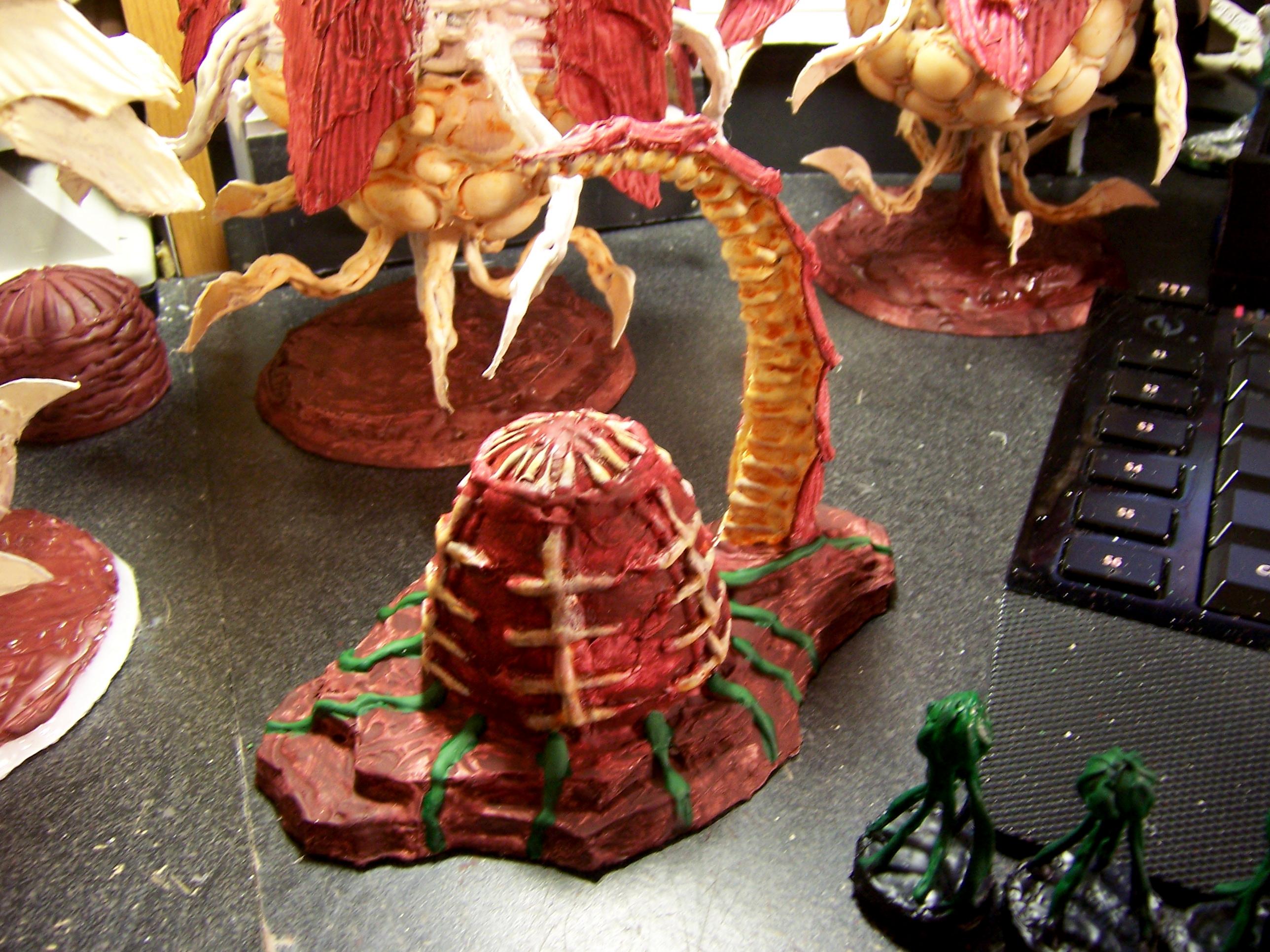 Terrain, Tyranids, Scratch Built Tyranid Terrain