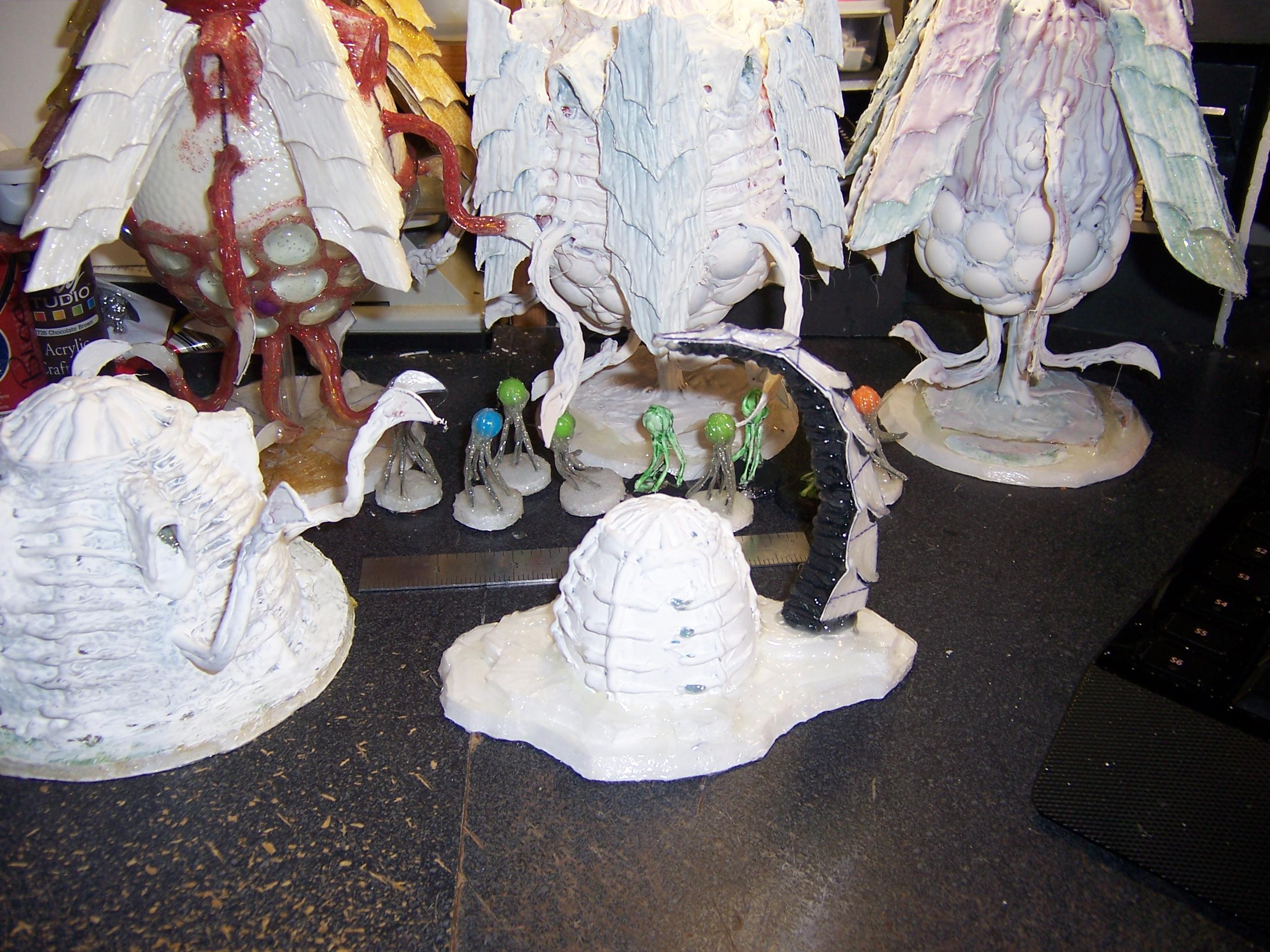 Terrain, Tyranids, Scratch Built Tyranid Terrain