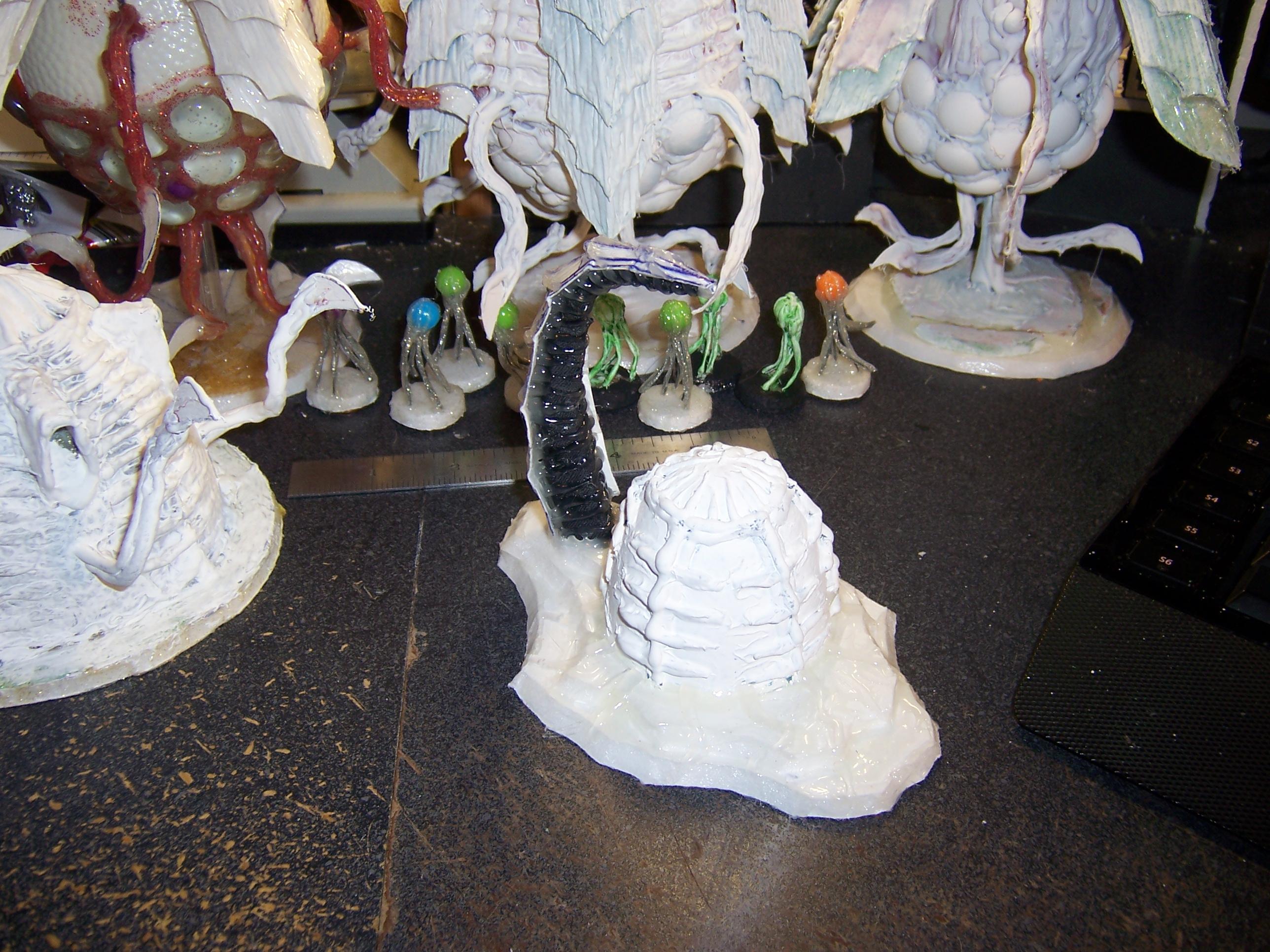 Terrain, Tyranids, Scratch Built Tyranid Terrain