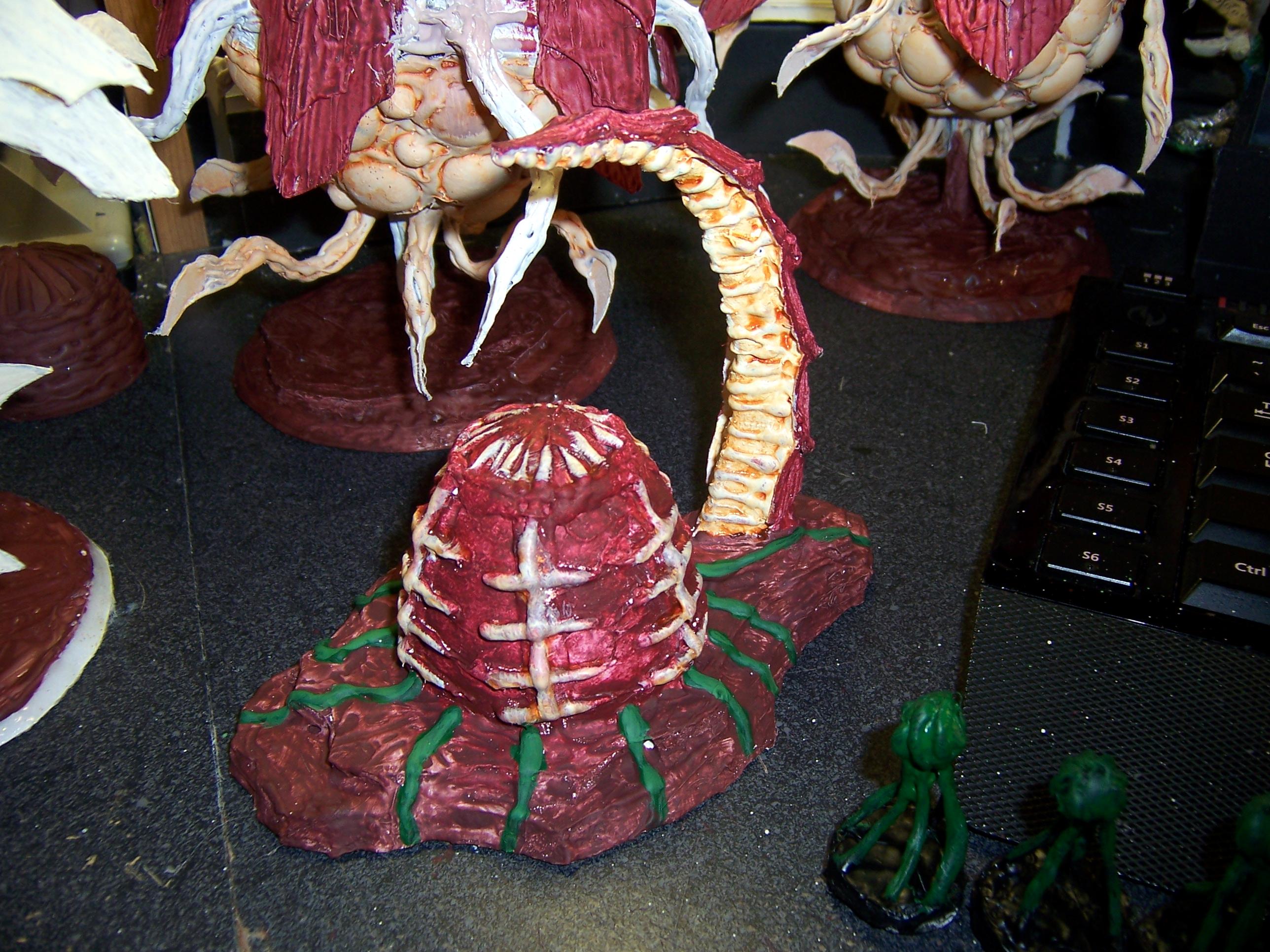 Terrain, Tyranids, Scratch Built Tyranid Terrain
