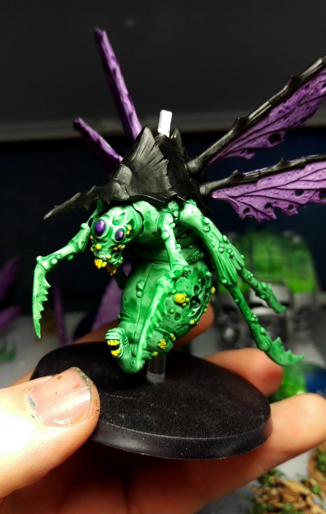 Cd, Chaos, Daemons, Drone, Nurgle, Plague Drone, Work In Progress