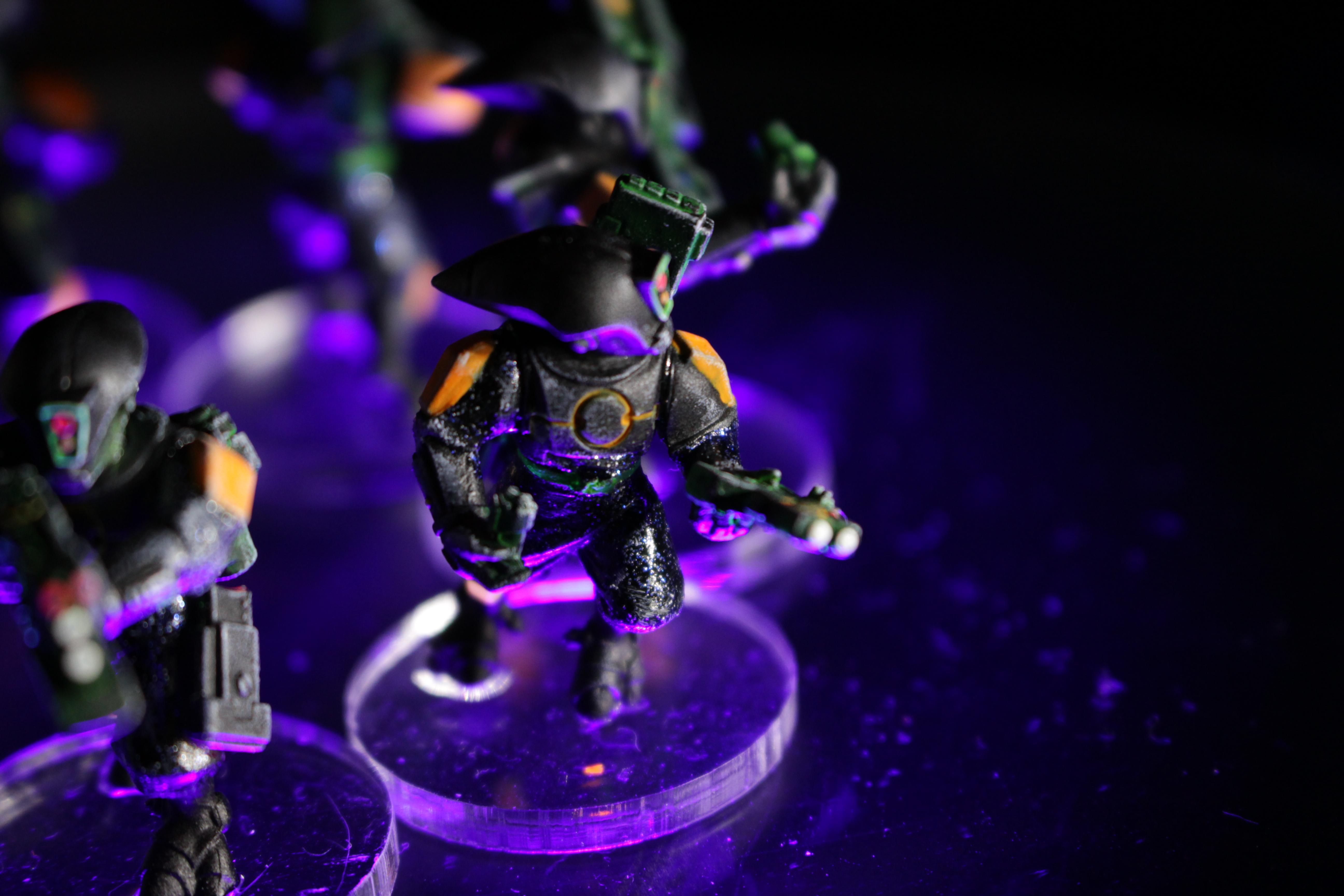 Army, Broadsides, Group, Ke'lshan, Neon, Pathfinders, Tau, Tron, Warhammer 40,000, Xv