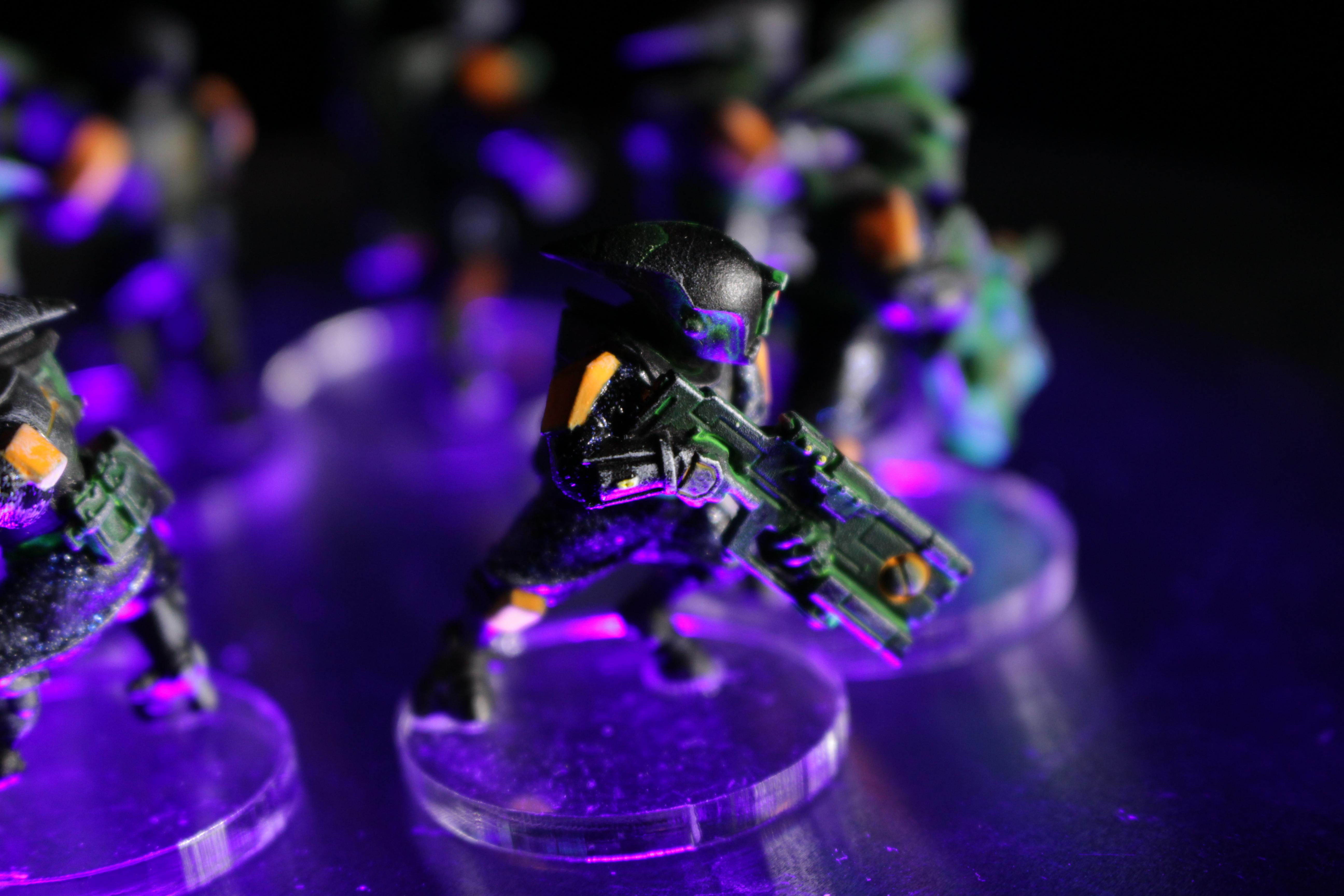 Army, Broadsides, Group, Ke'lshan, Neon, Pathfinders, Tau, Tron, Warhammer 40,000, Xv