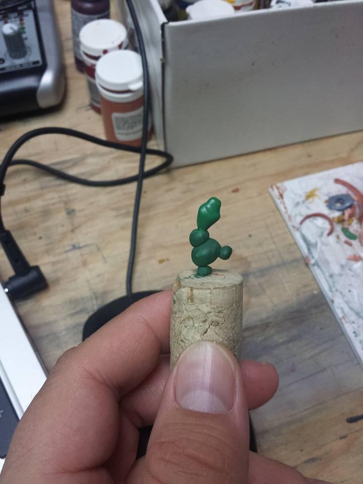 Frostgrave, Frozen, Greenstuff, Sculpting