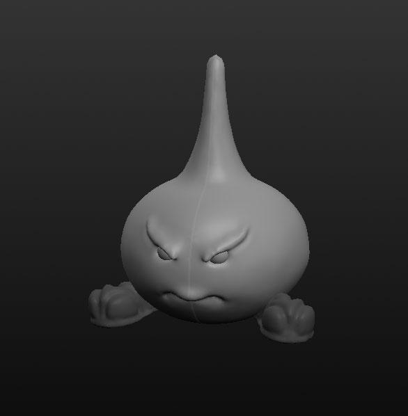 3d Sculpting, Ninjas, Onion, Work In Progress