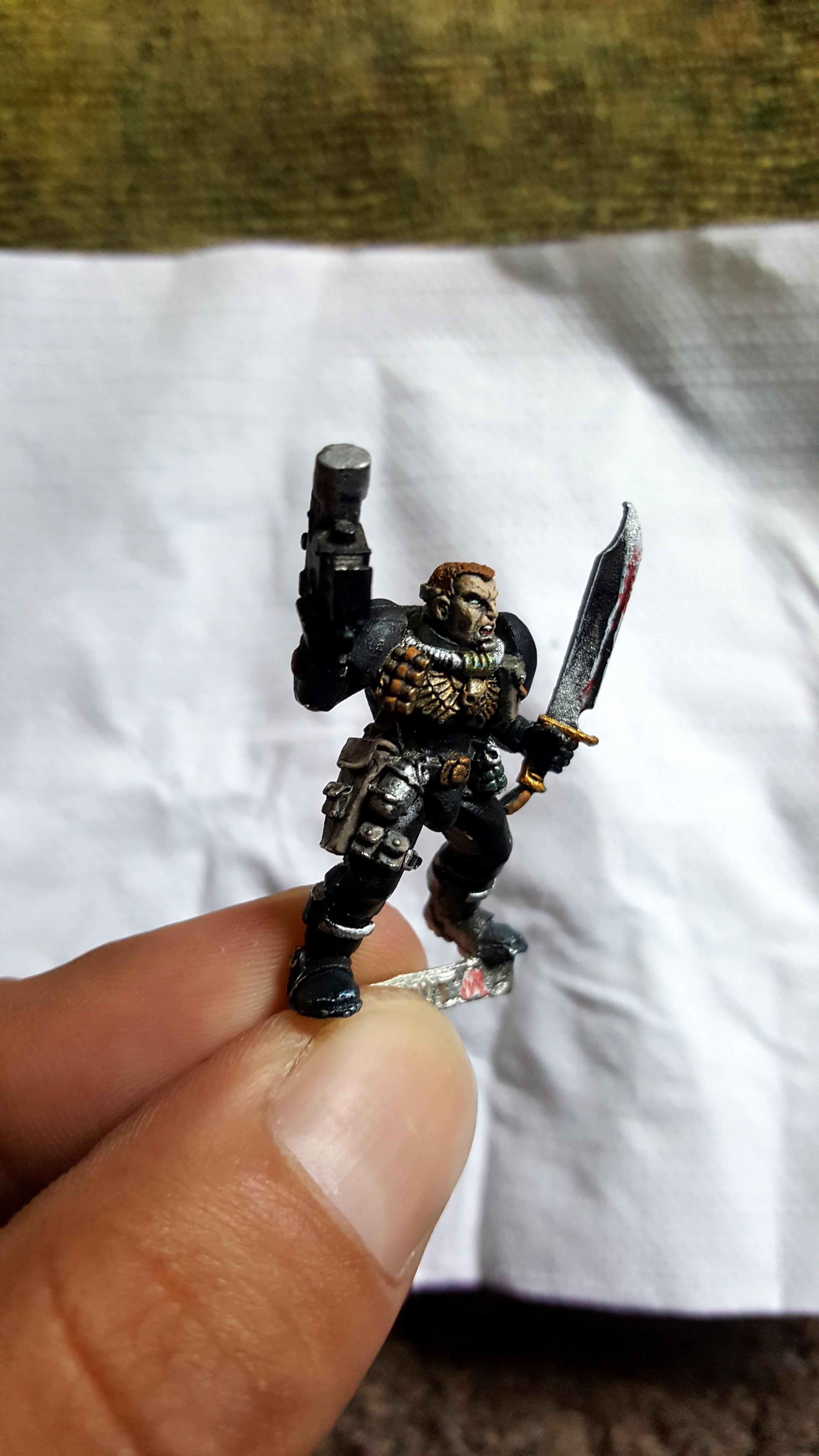 Warhammer Scouts, Scout side view WIP