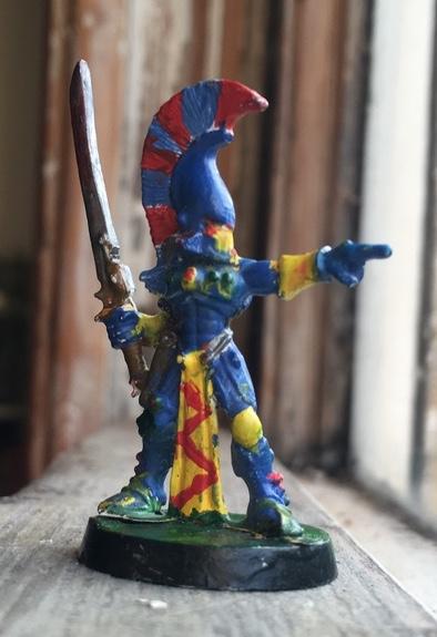 The first model I painted, back in the 90s