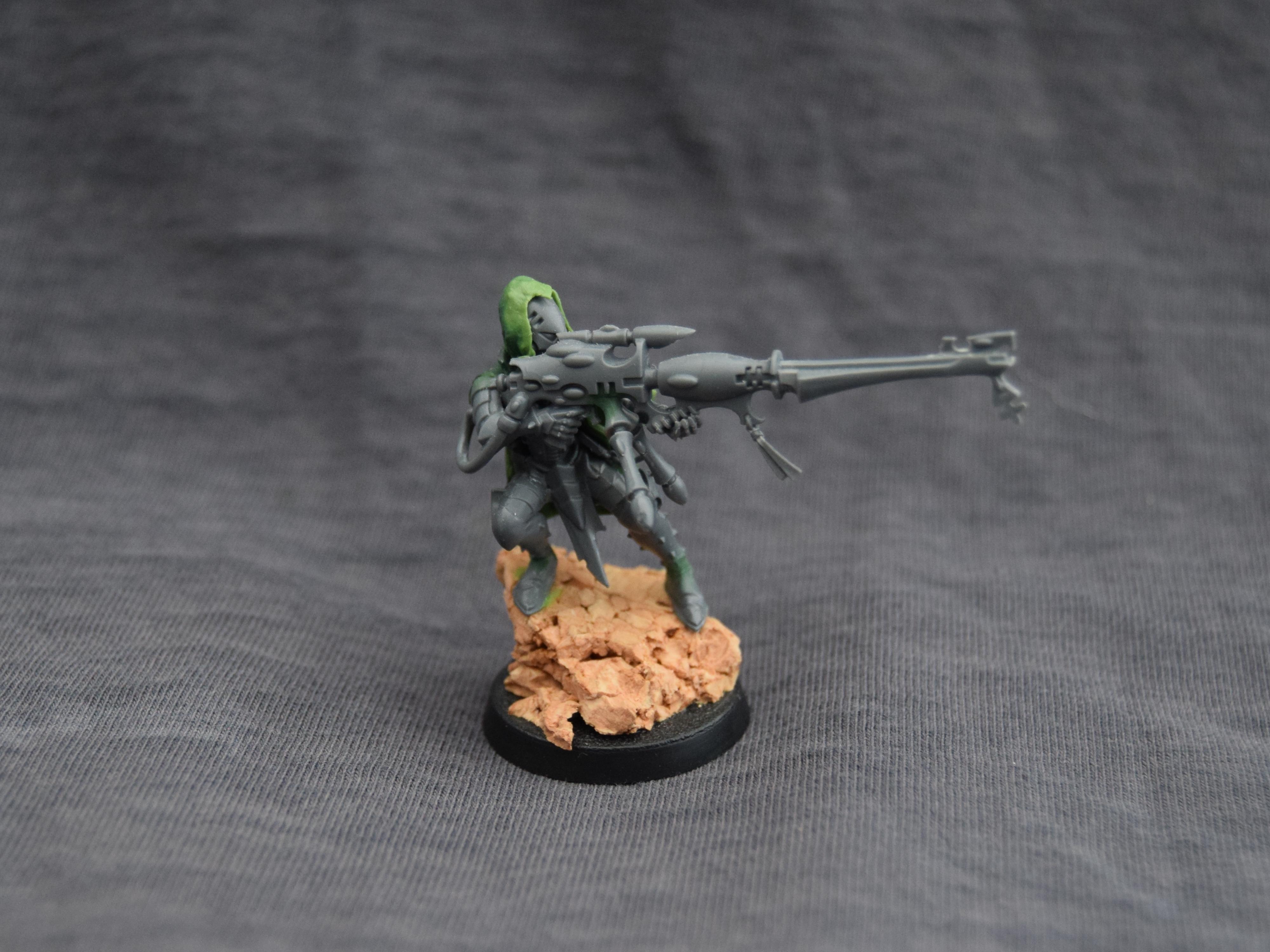Conversion, Dark Eldar, Death Jester, Greenstuff, Harlequins