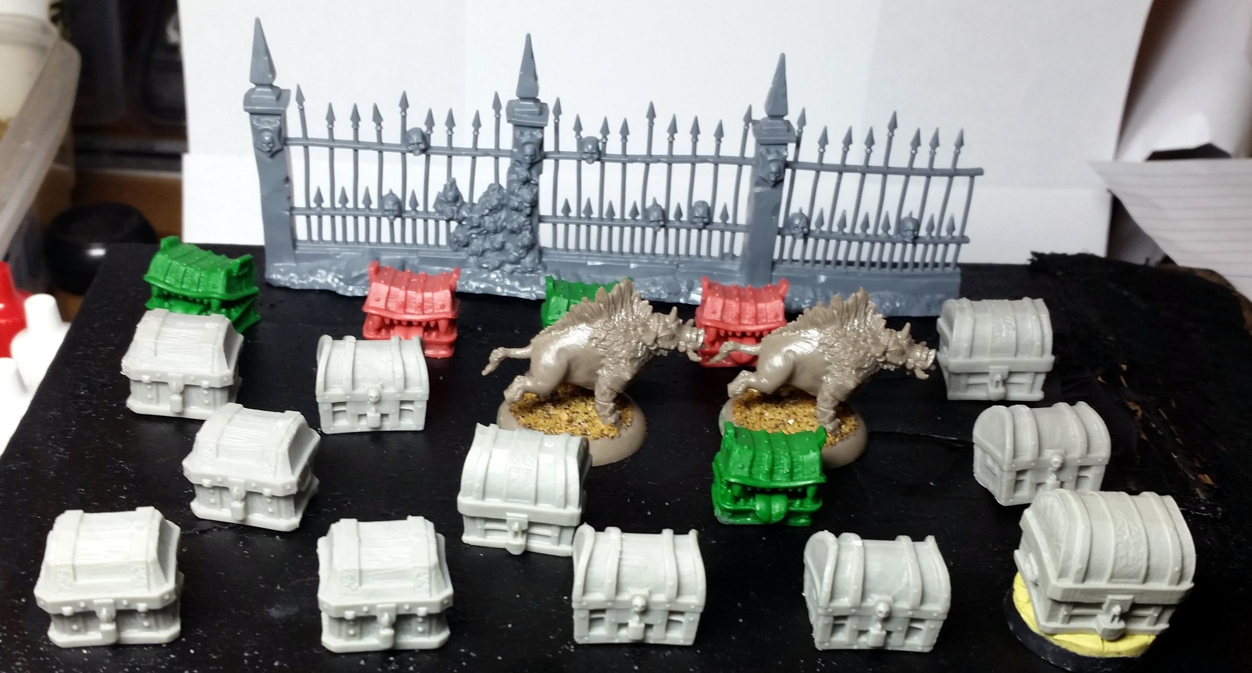 Work In Progress, July WIP Pre-undercoat