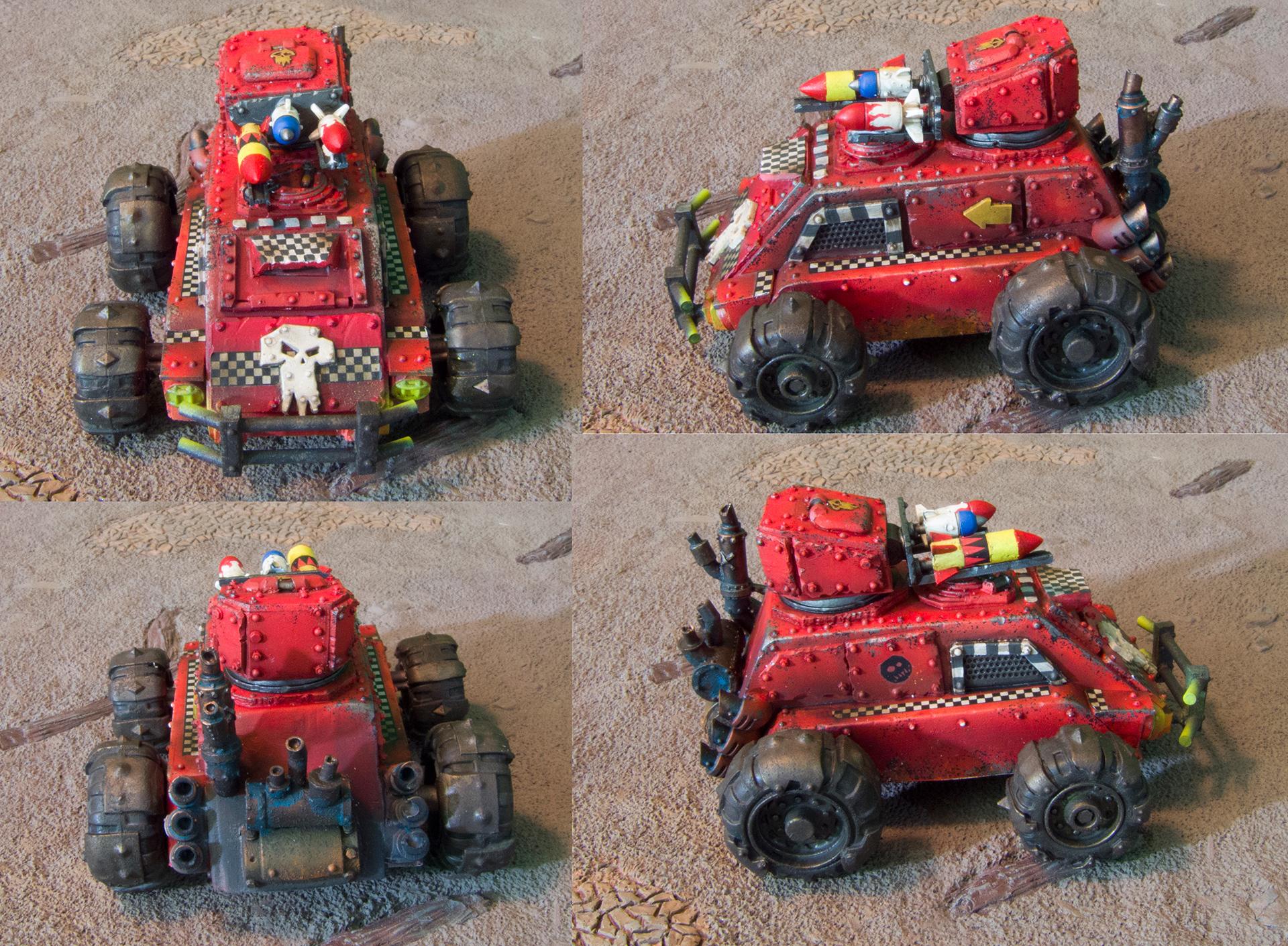 Orks, Ouze, Plasticard, Scratch Build, Warbuggies, Warbuggy