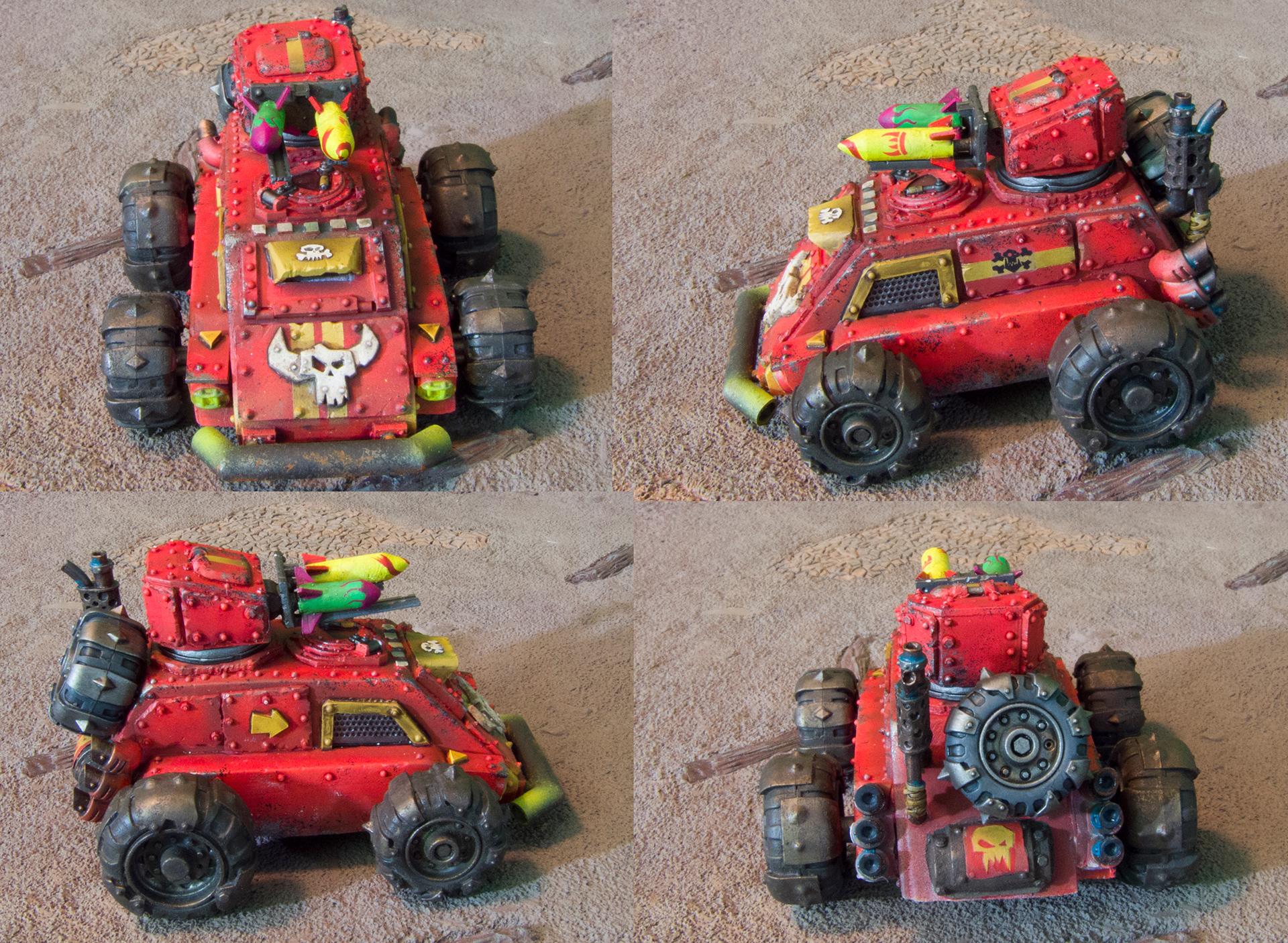 Orks, Ouze, Plasticard, Scratch Build, Warbuggies, Warbuggy