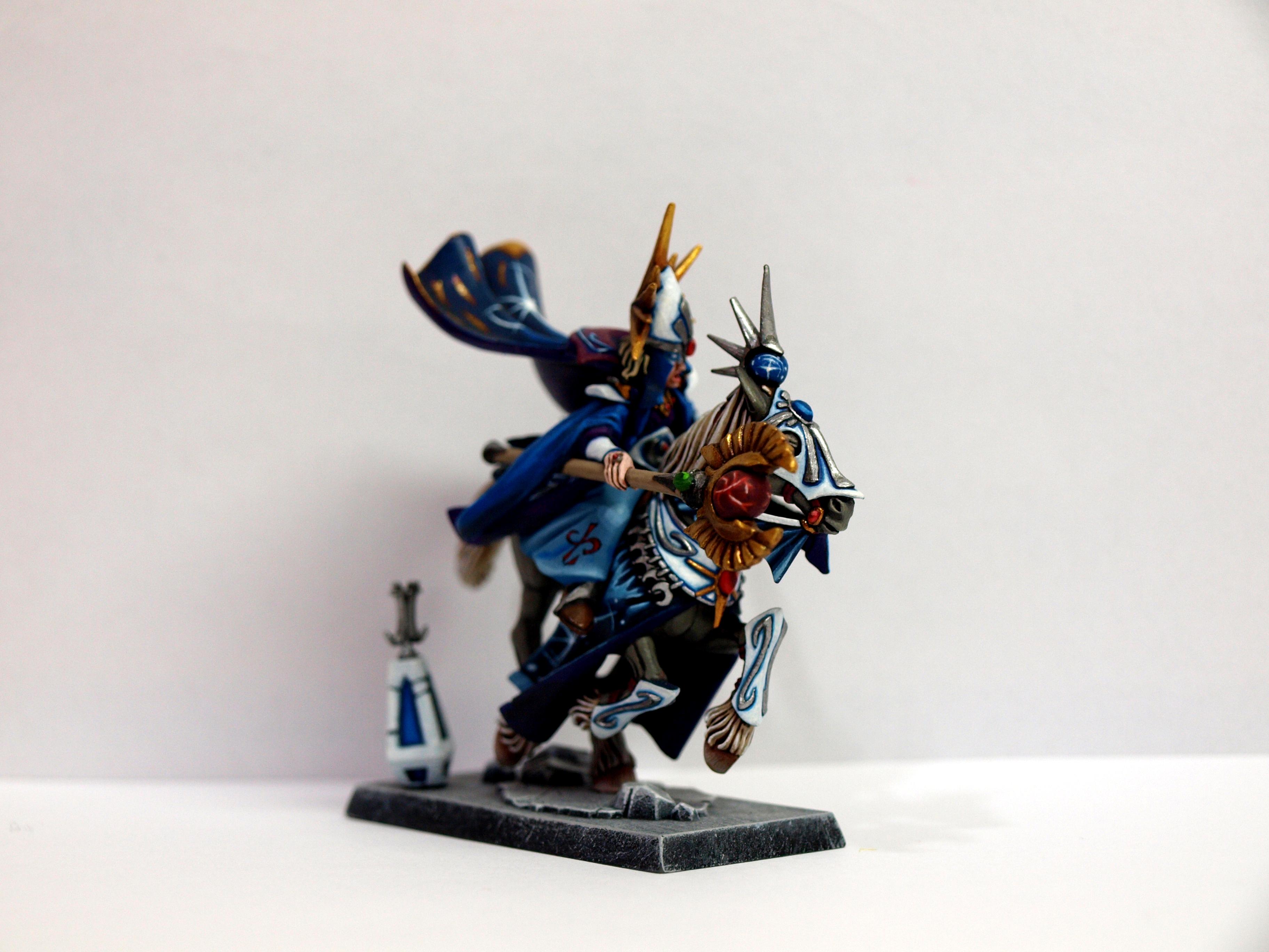 Age Of Sigmar, High Elves, Mounted Mage, Painting, Warhammer Fantasy