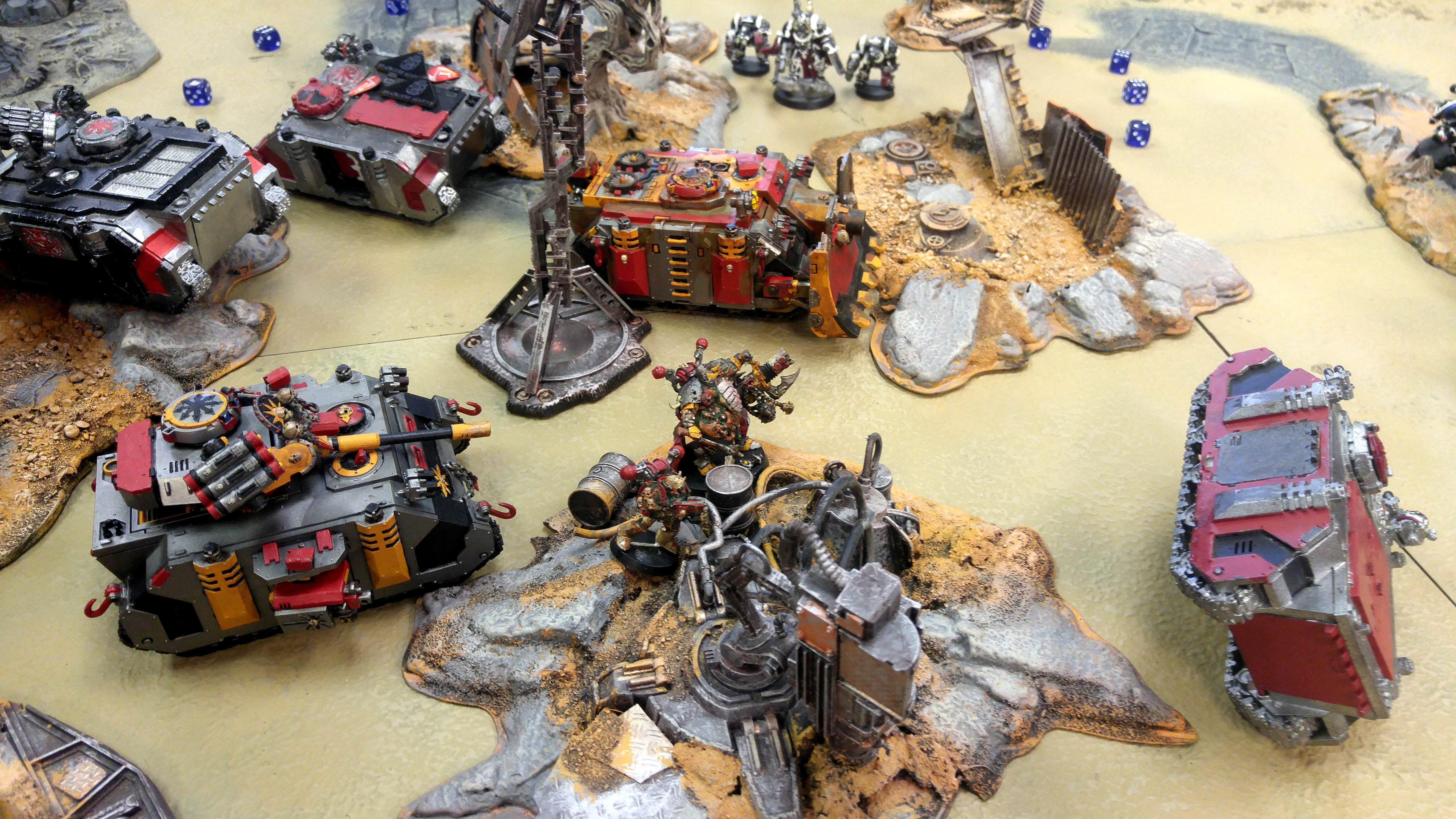 Chaos, Nurgle, Predator, Rhino, Vindicator