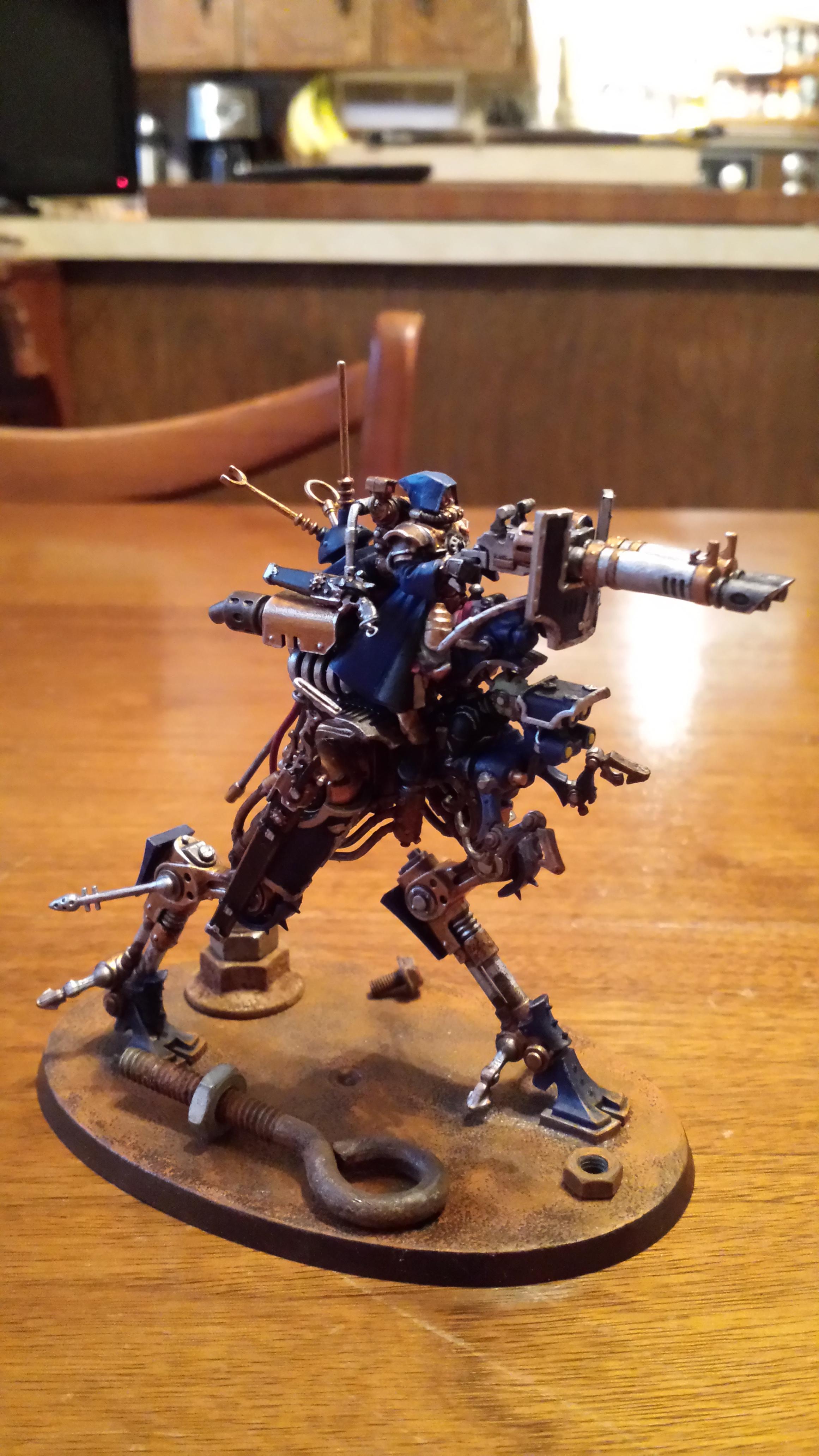 Autocannon, Ballistarius, Blue, Ironstrider, Konor, Skitarii