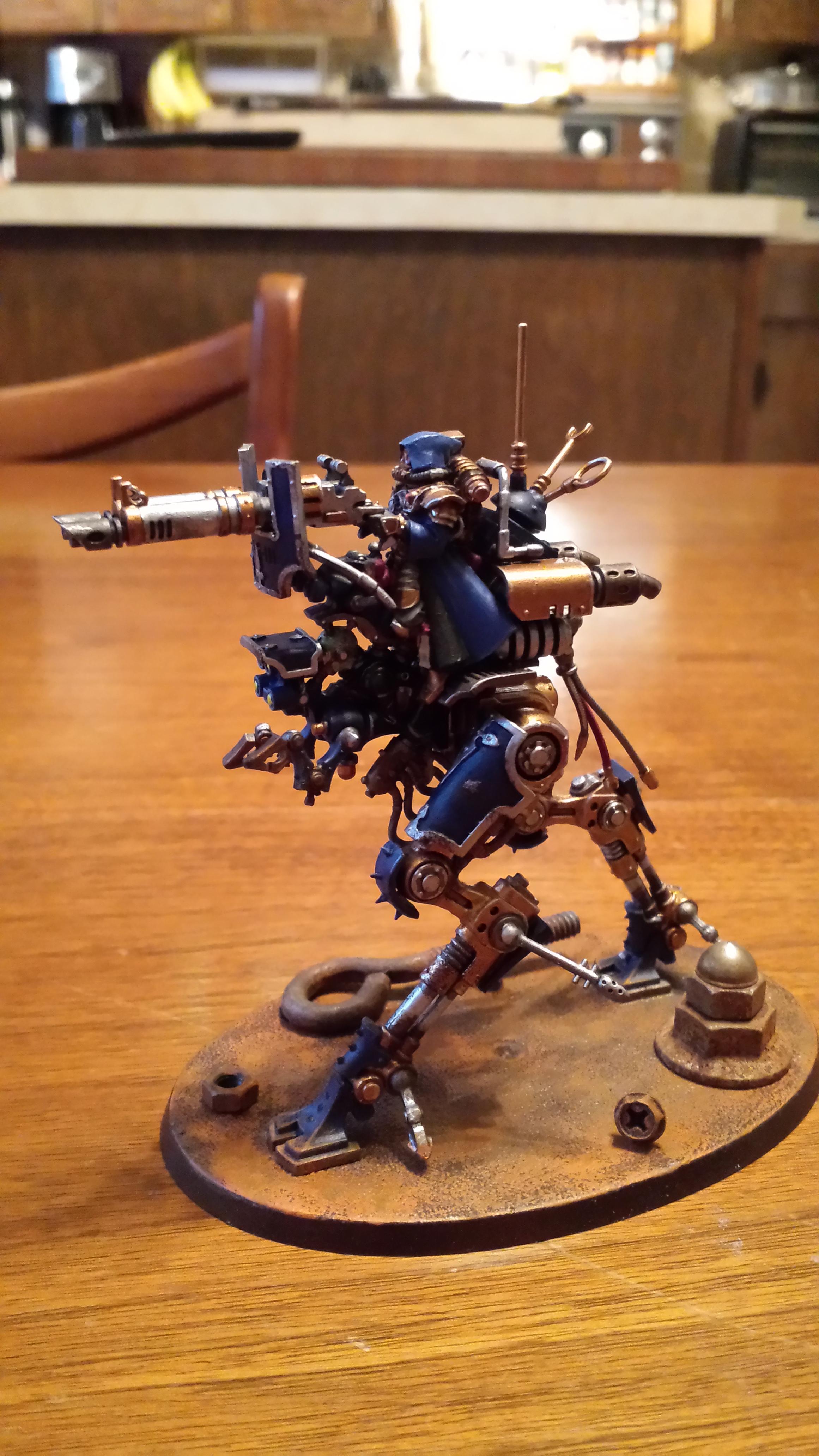 Autocannon, Ballistarius, Blue, Ironstrider, Konor, Skitarii