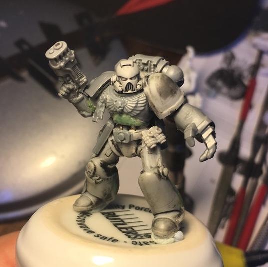 Finalised Space Marine arm