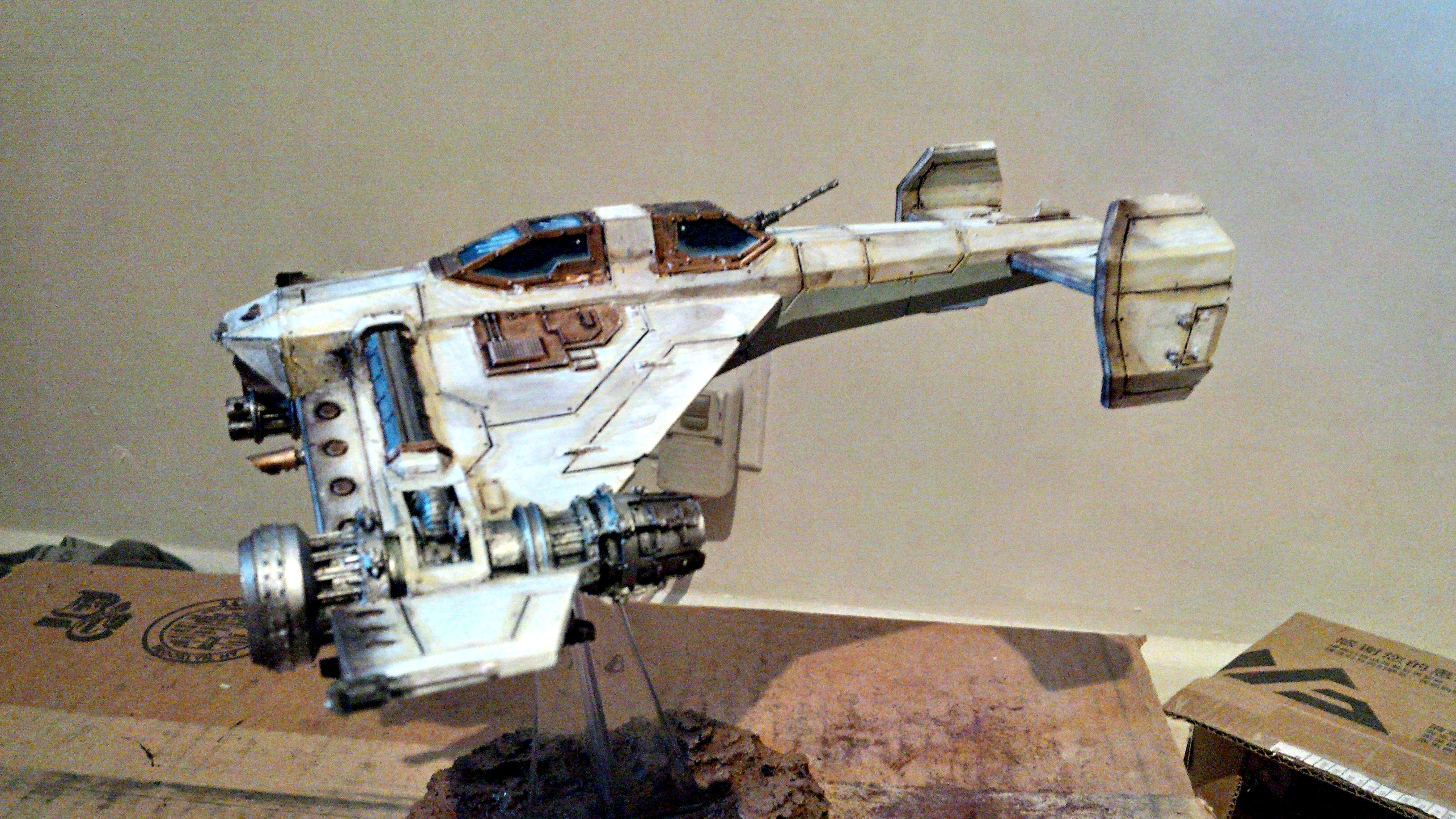 Avenger, Blue, Bronze, Flyer, Mechanicum, Strike Fighter, Taghmata, White