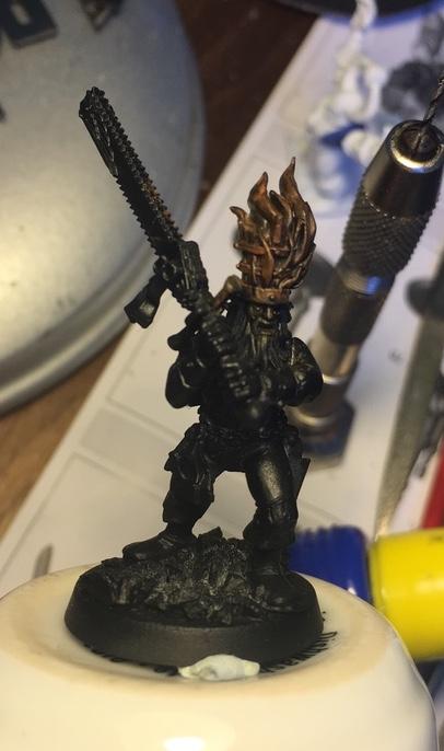 Imperial priest with Eviscerator