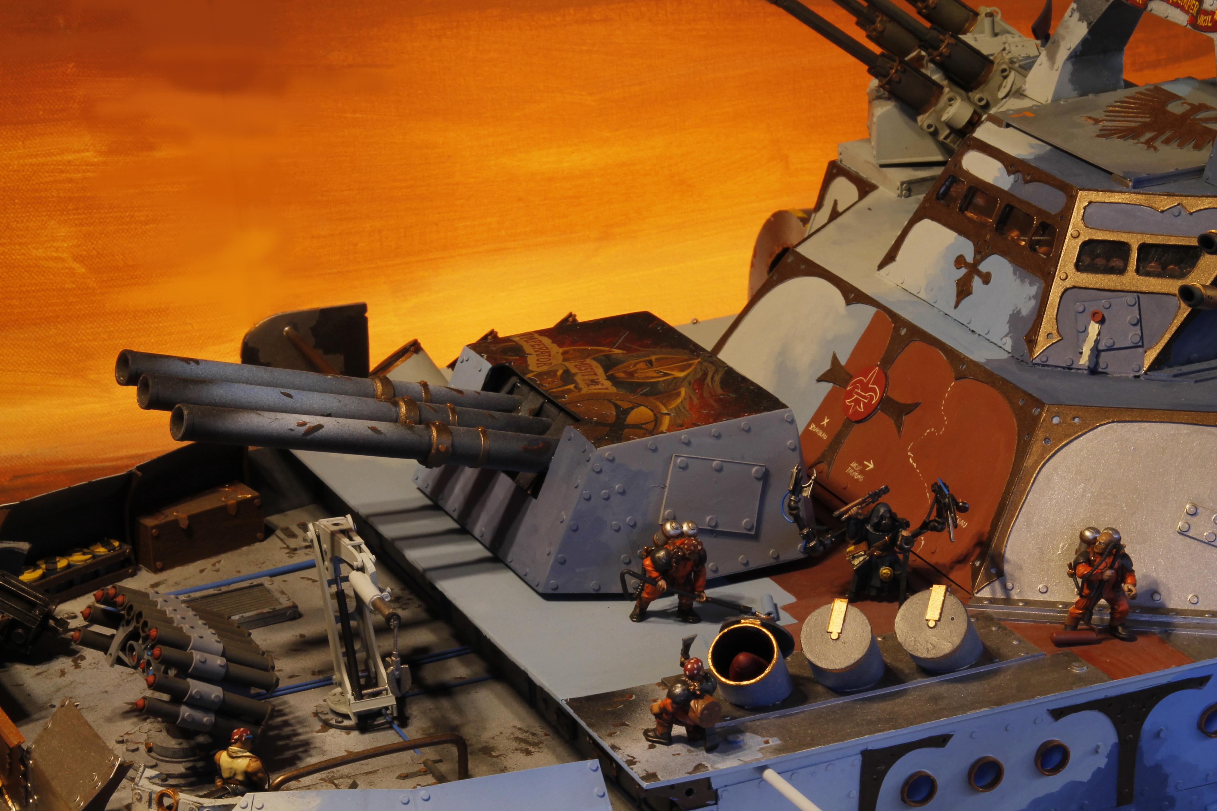 Airship, Drogue, Imperial Guard, Scratch Build, Steam Punk, Warhammer 40,000