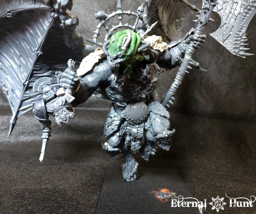 Angron, Chaos, Chaos Space Marines, Conversion, Daemon Primarch, Daemon Prince, Daemons, Khorne, Kitbash, Primarch, Warhammer 40,000, Work In Progress, World Eaters