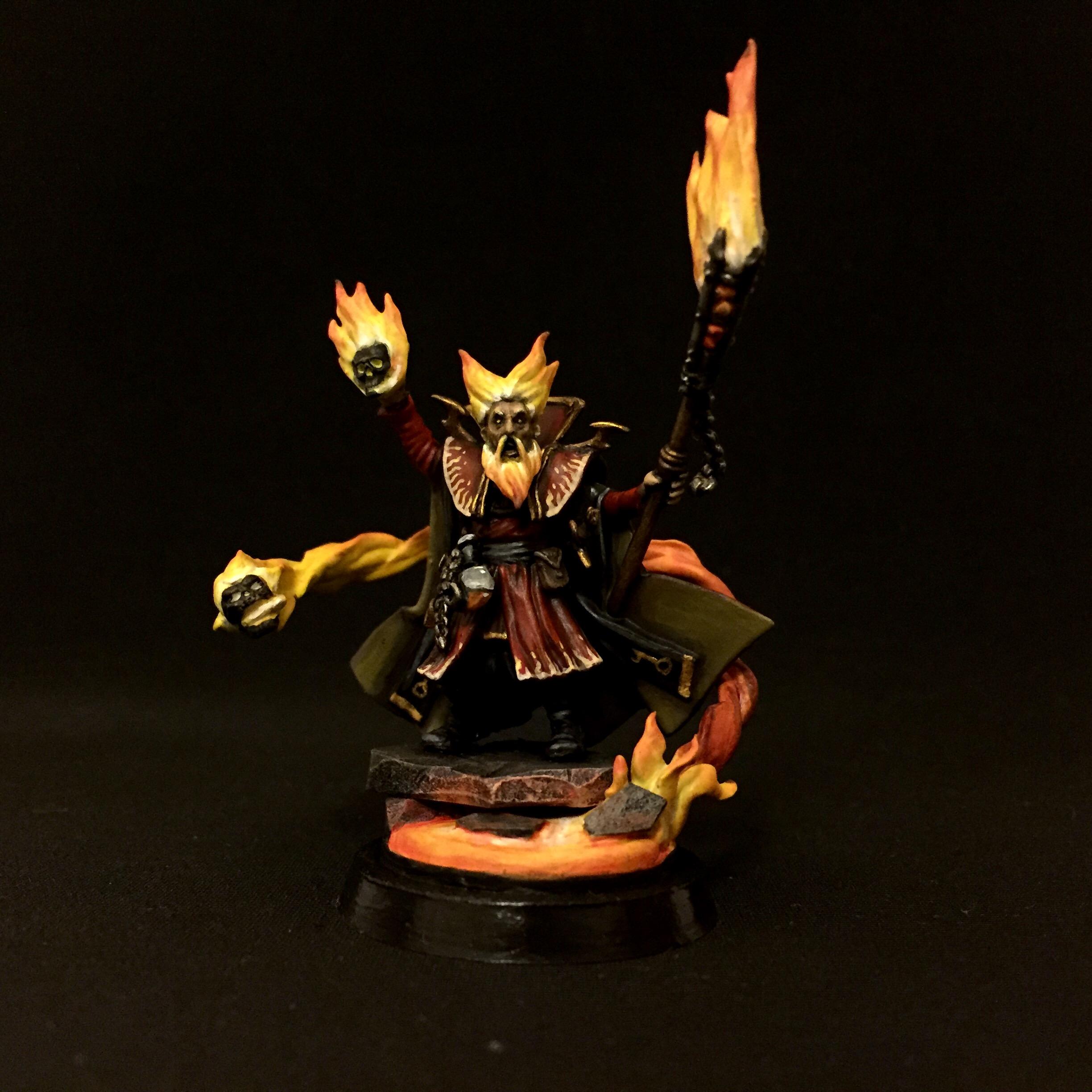 Bright Wizard, Conversion, Empire, Fire, Mage, Warhammer Fantasy, Wizard