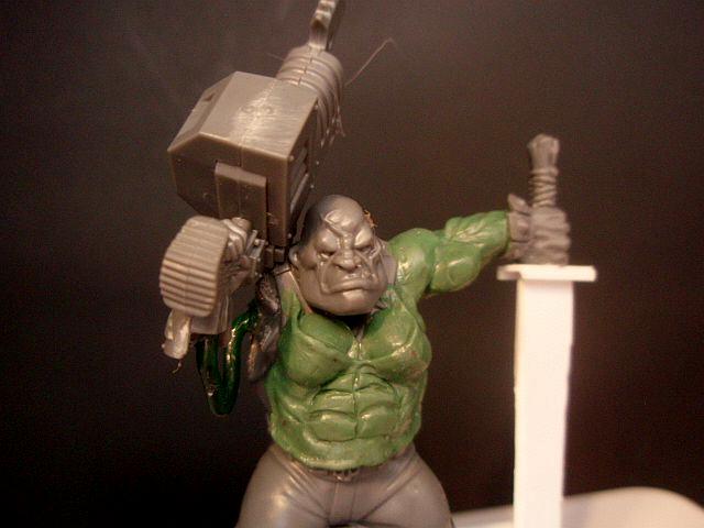 Astra Militarum, Bodyguard, Imperial Guard, Nork Deddog, Ogrynns, Sculpting