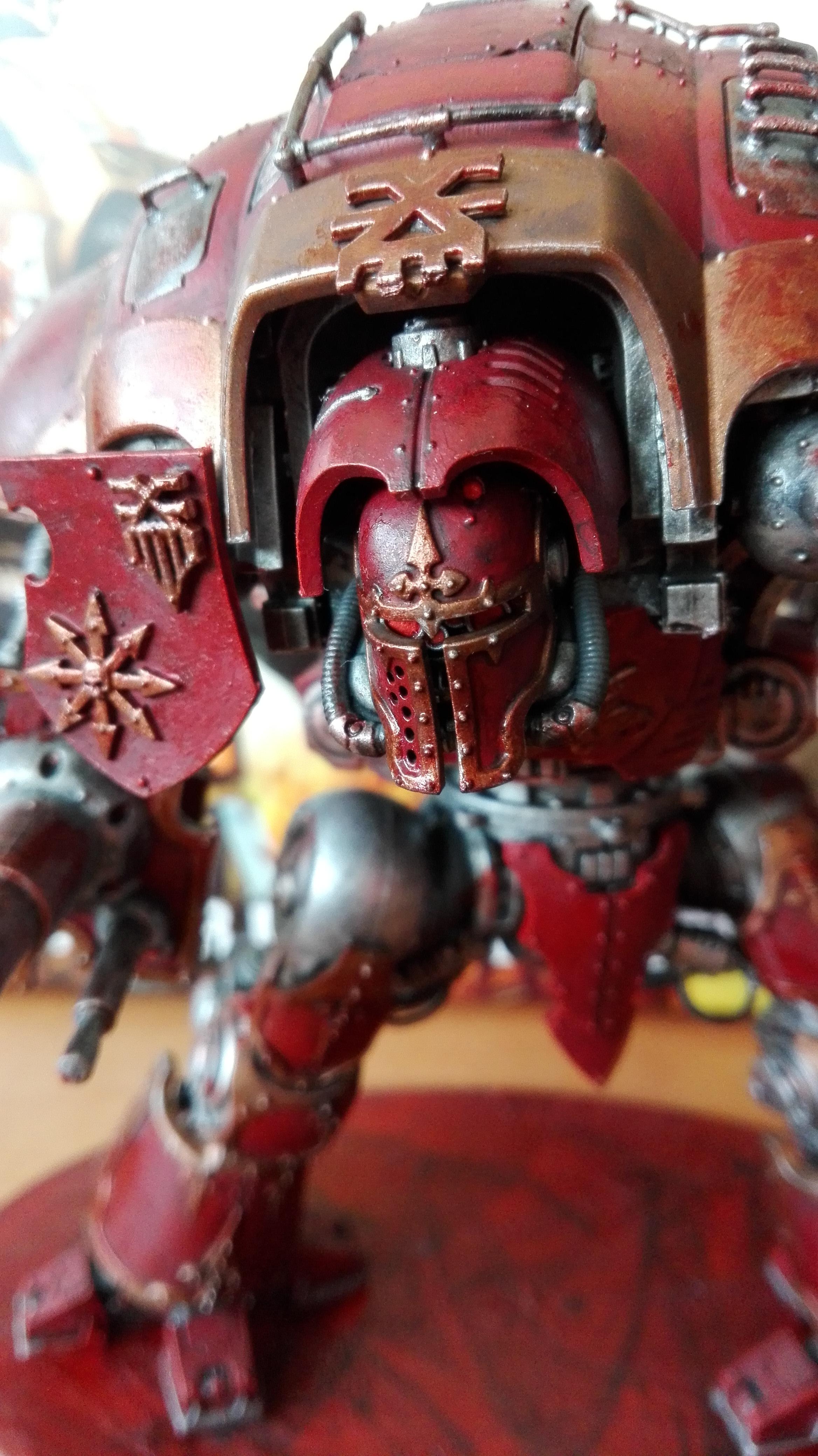 Chaos knight of khorne front