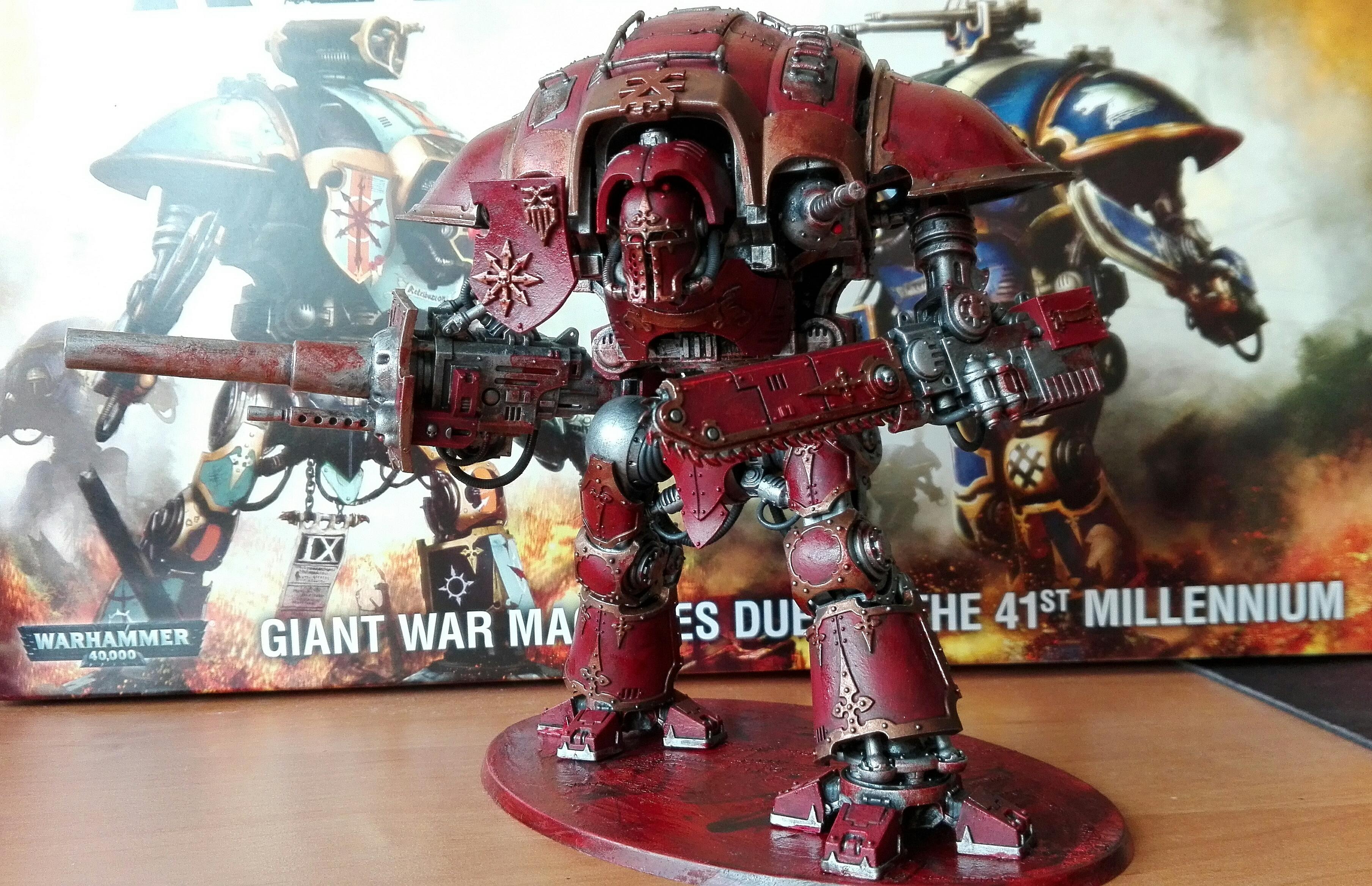 Chaos knight of khorne full scale