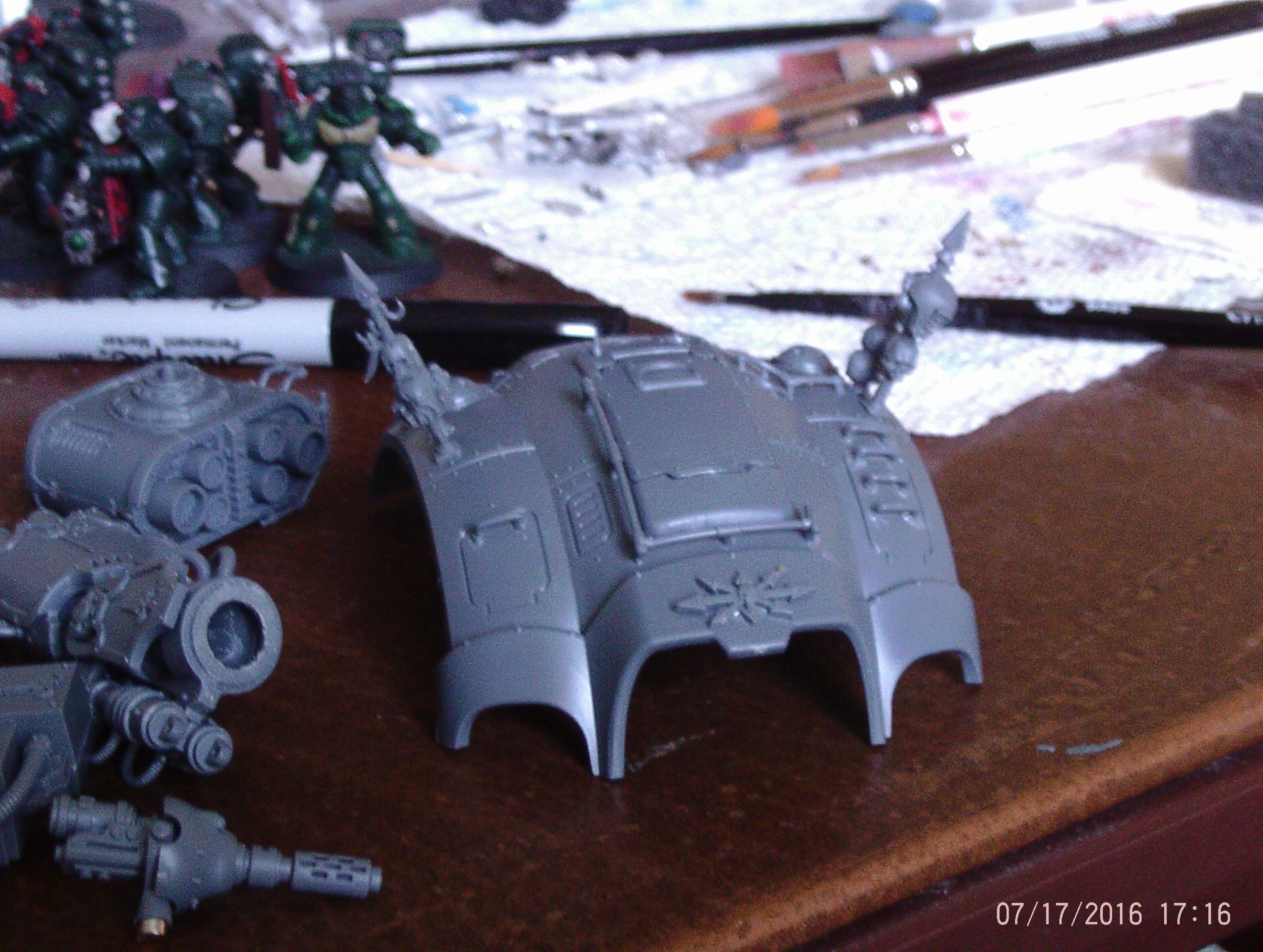Knight Carapace with Chaos trophies