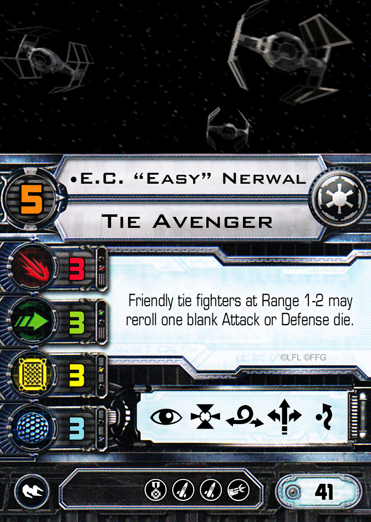 X-Wing, Tie Avenger Ace 5