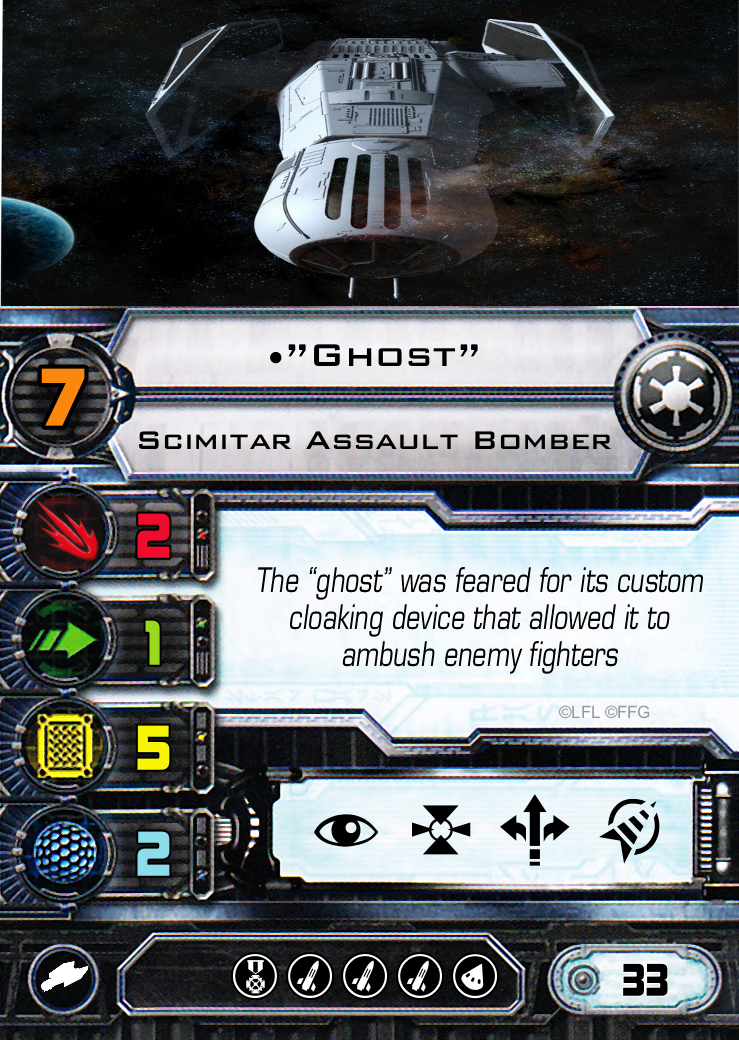 X-Wing, Scimitar Bomber Ace - Ghost